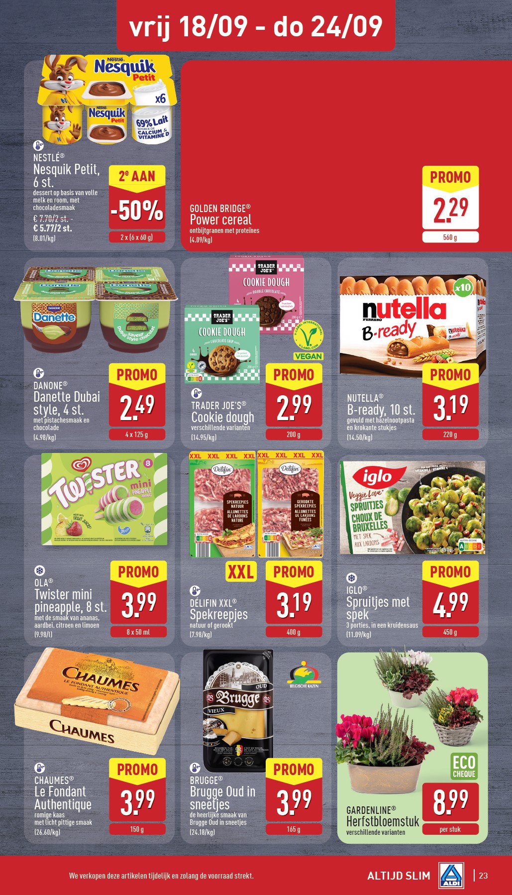 aldi - ALDI folder voor volgende week van maandag 14/09/2026 tot zaterdag 19/09/2026 - page: 23