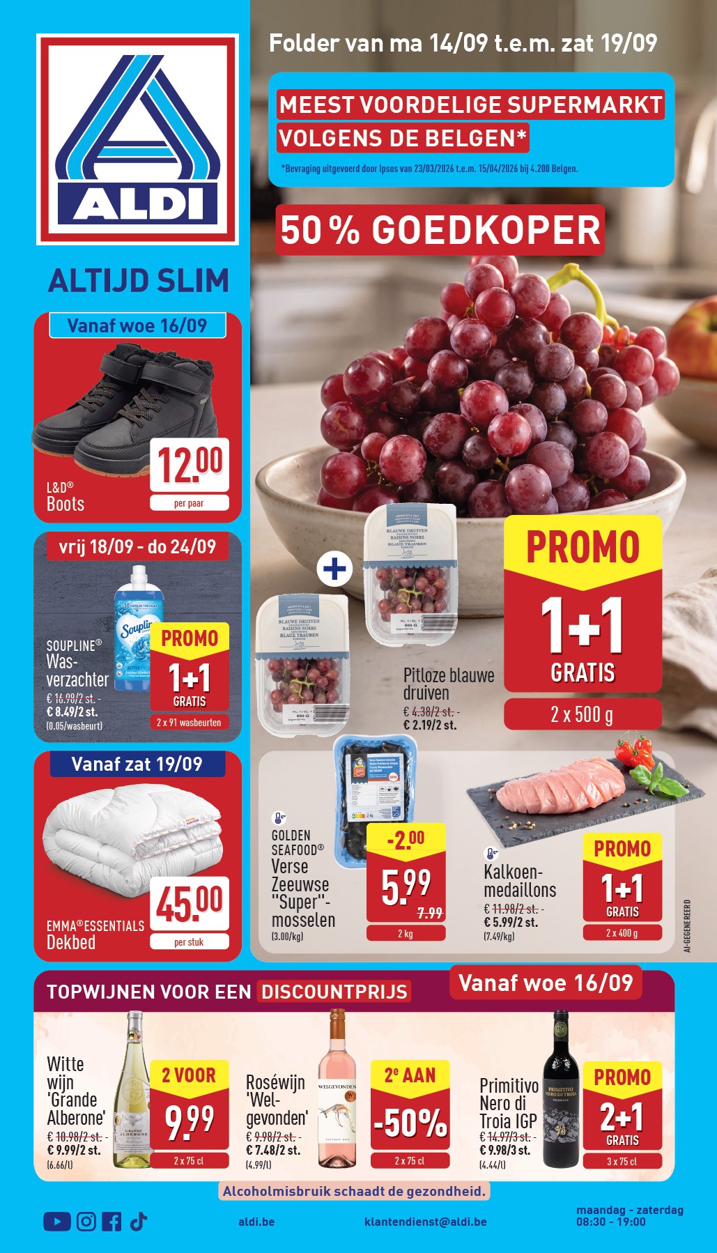 aldi - ALDI folder voor volgende week van maandag 14/09/2026 tot zaterdag 19/09/2026