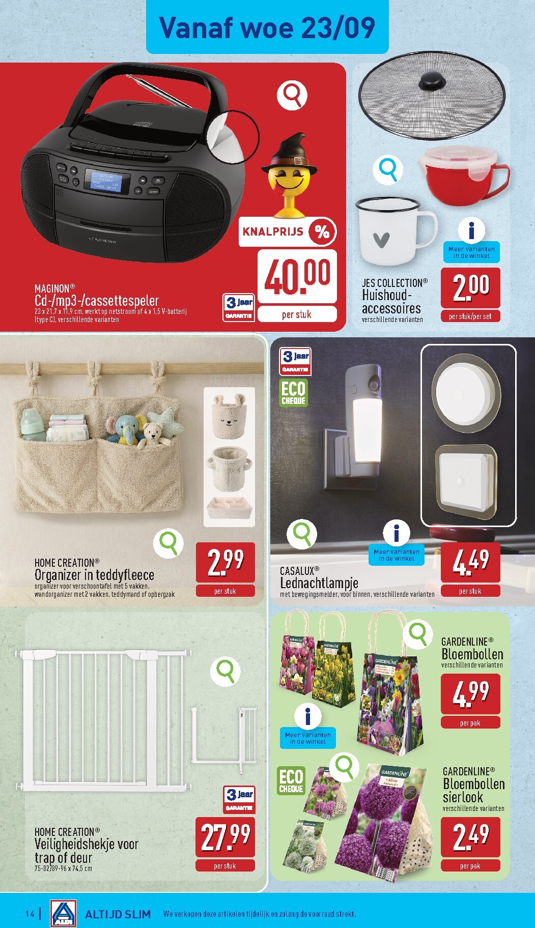aldi - ALDI folder voor volgende week van maandag 21/09/2026 tot zaterdag 26/09/2026 - page: 14