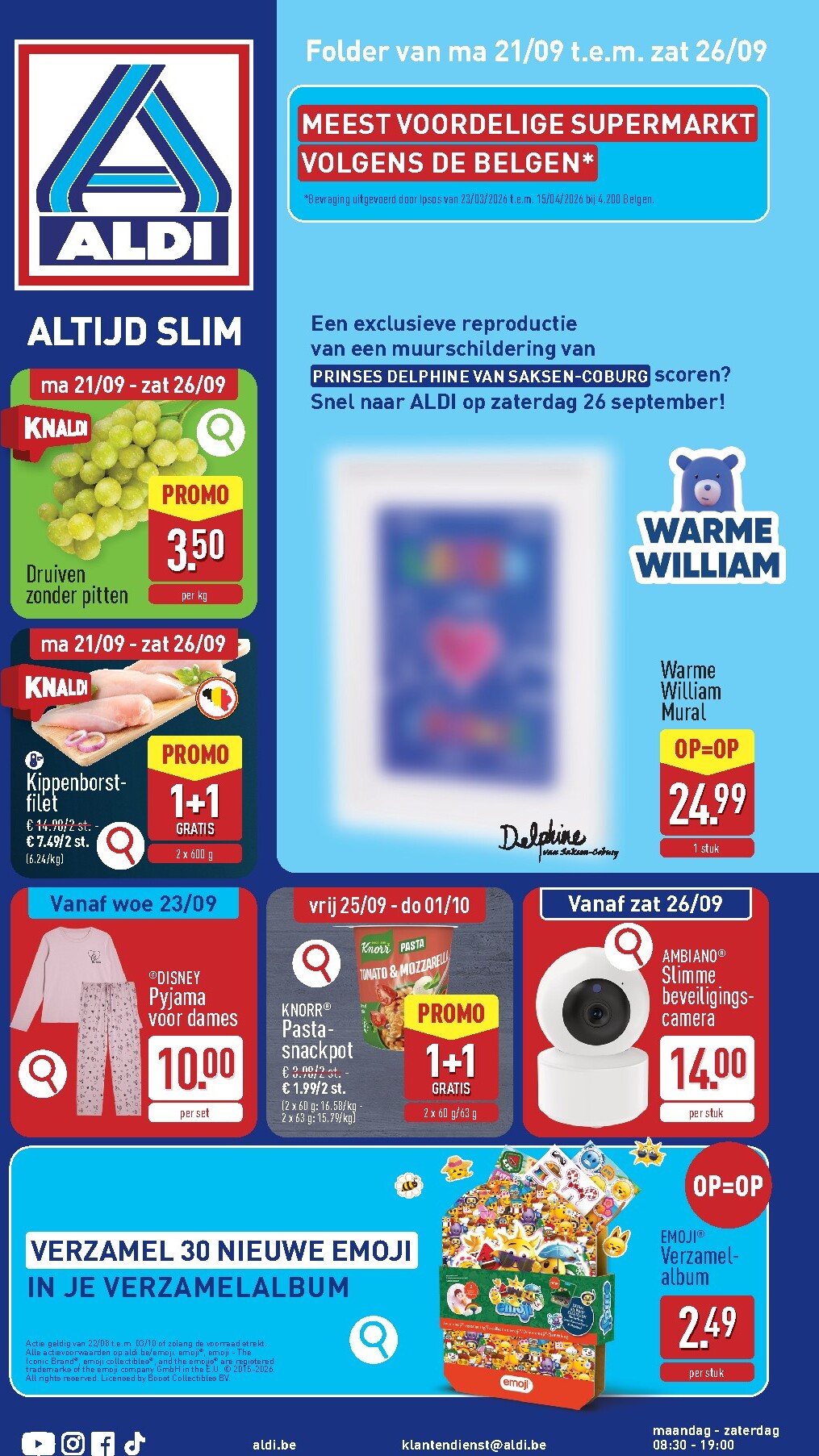 aldi - Huidige ALDI folder geldig van maandag 21/09/2026 tot zaterdag 26/09/2026 - page: 1