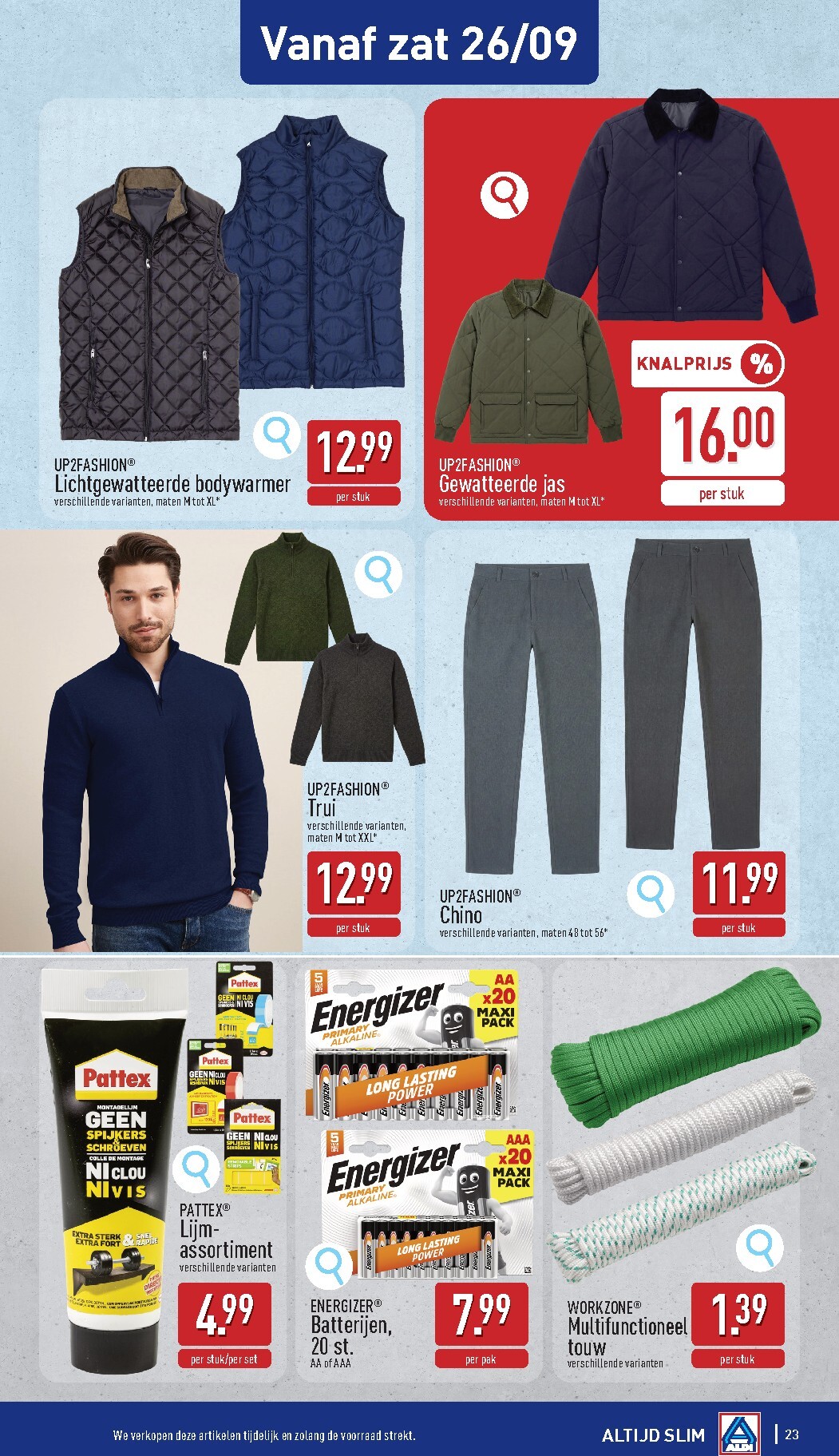 aldi - Huidige ALDI folder geldig van maandag 21/09/2026 tot zaterdag 26/09/2026 - page: 23