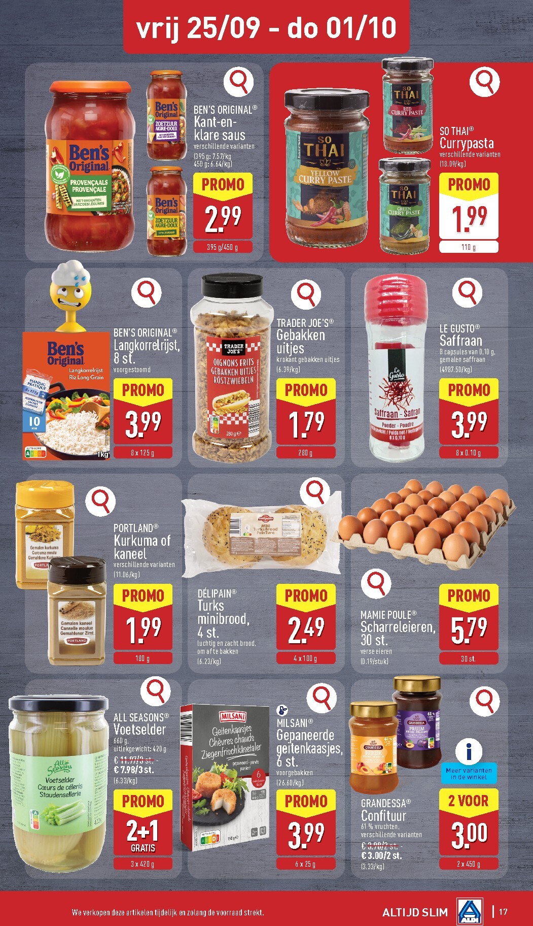 aldi - Huidige ALDI folder geldig van maandag 21/09/2026 tot zaterdag 26/09/2026 - page: 17