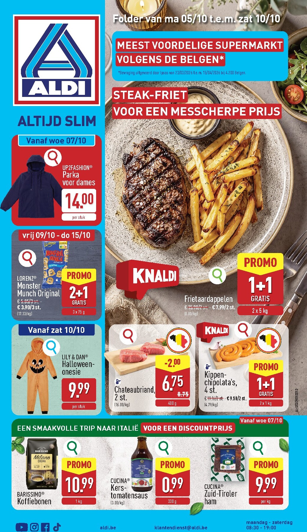 aldi - ALDI folder voor volgende week van maandag 05/10/2026 tot zaterdag 10/10/2026 - page: 1