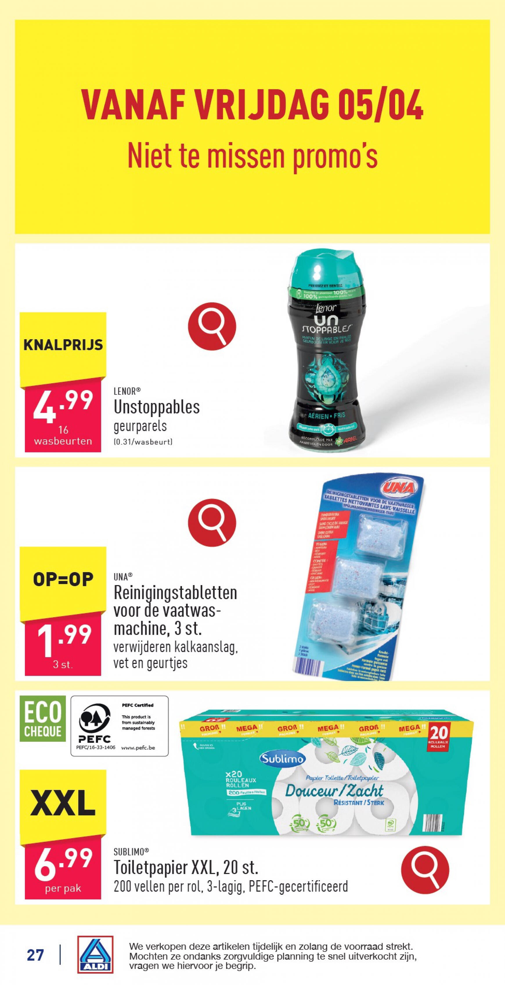 aldi - ALDI geldig vanaf 02.04.2024 - page: 27