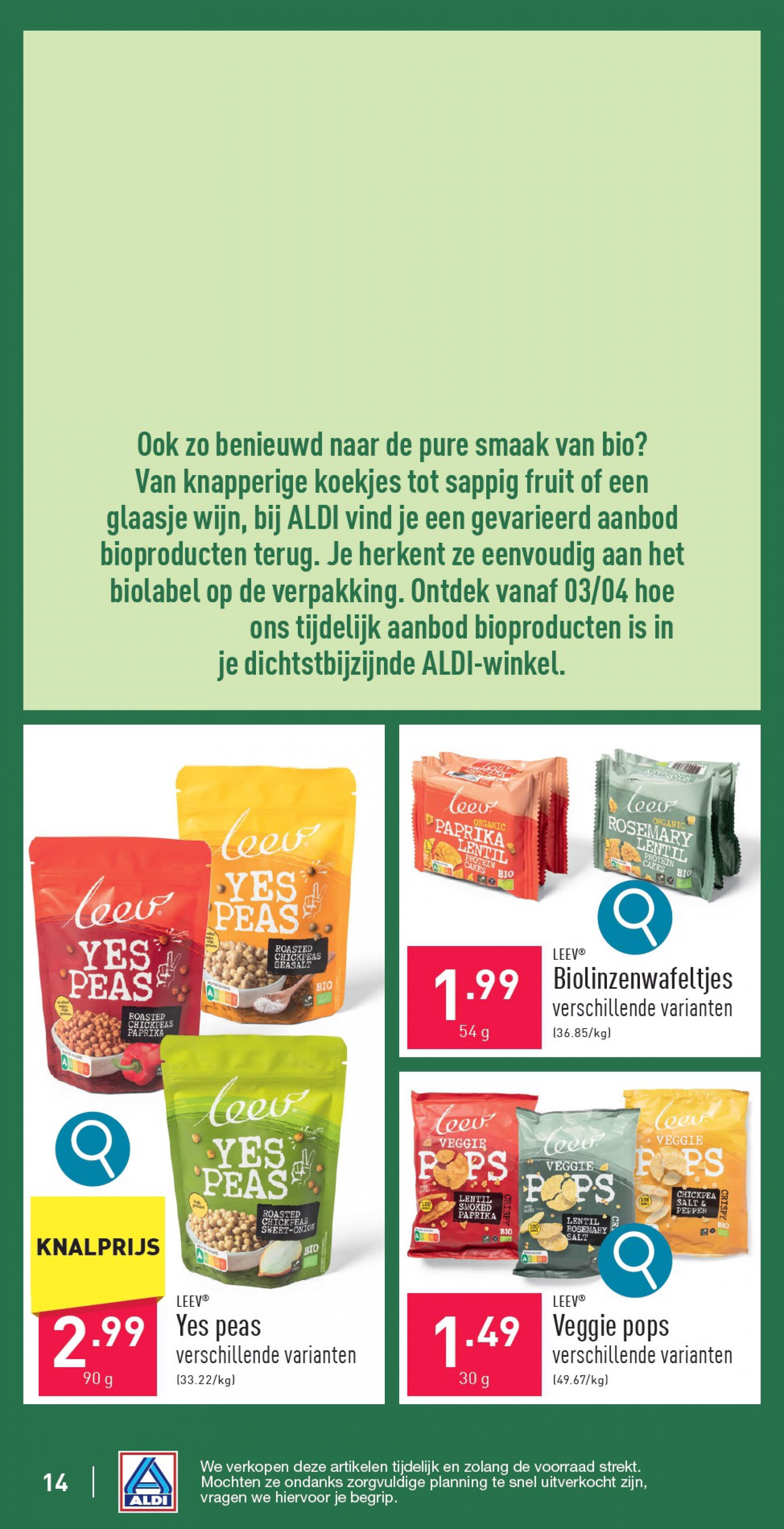 aldi - ALDI geldig vanaf 02.04.2024 - page: 14