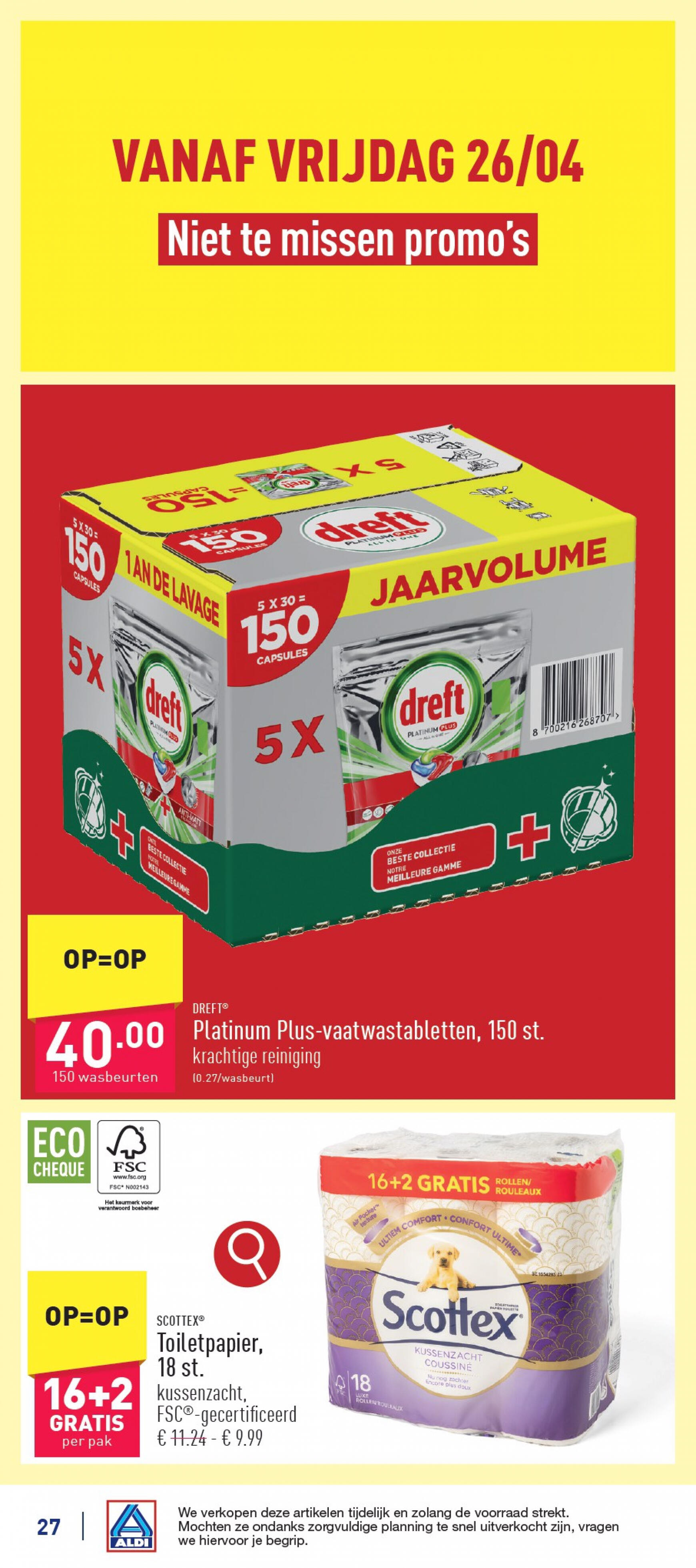 aldi - ALDI folder huidig 22.04. - 27.04. - page: 27