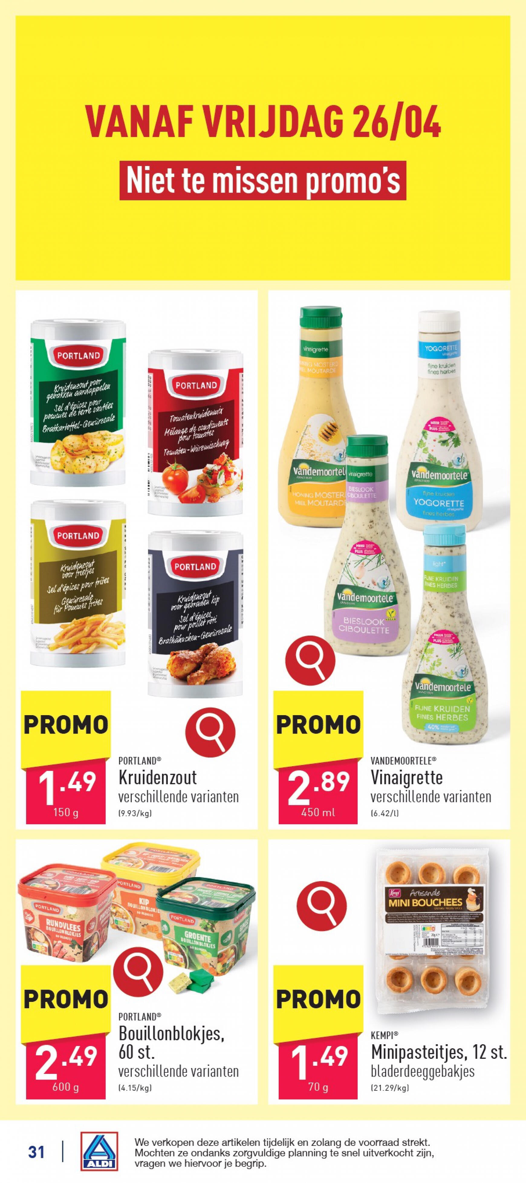 aldi - ALDI folder huidig 22.04. - 27.04. - page: 31