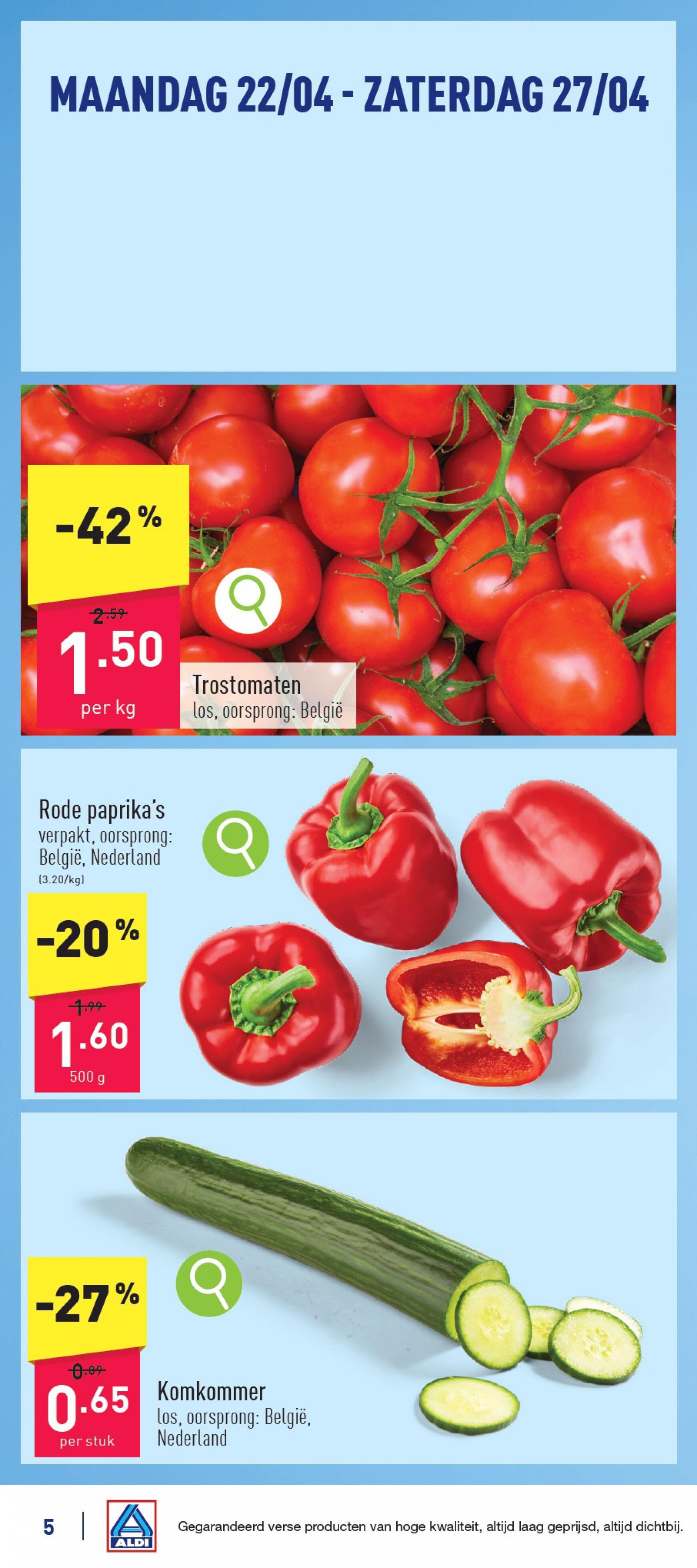 aldi - ALDI folder huidig 22.04. - 27.04. - page: 5