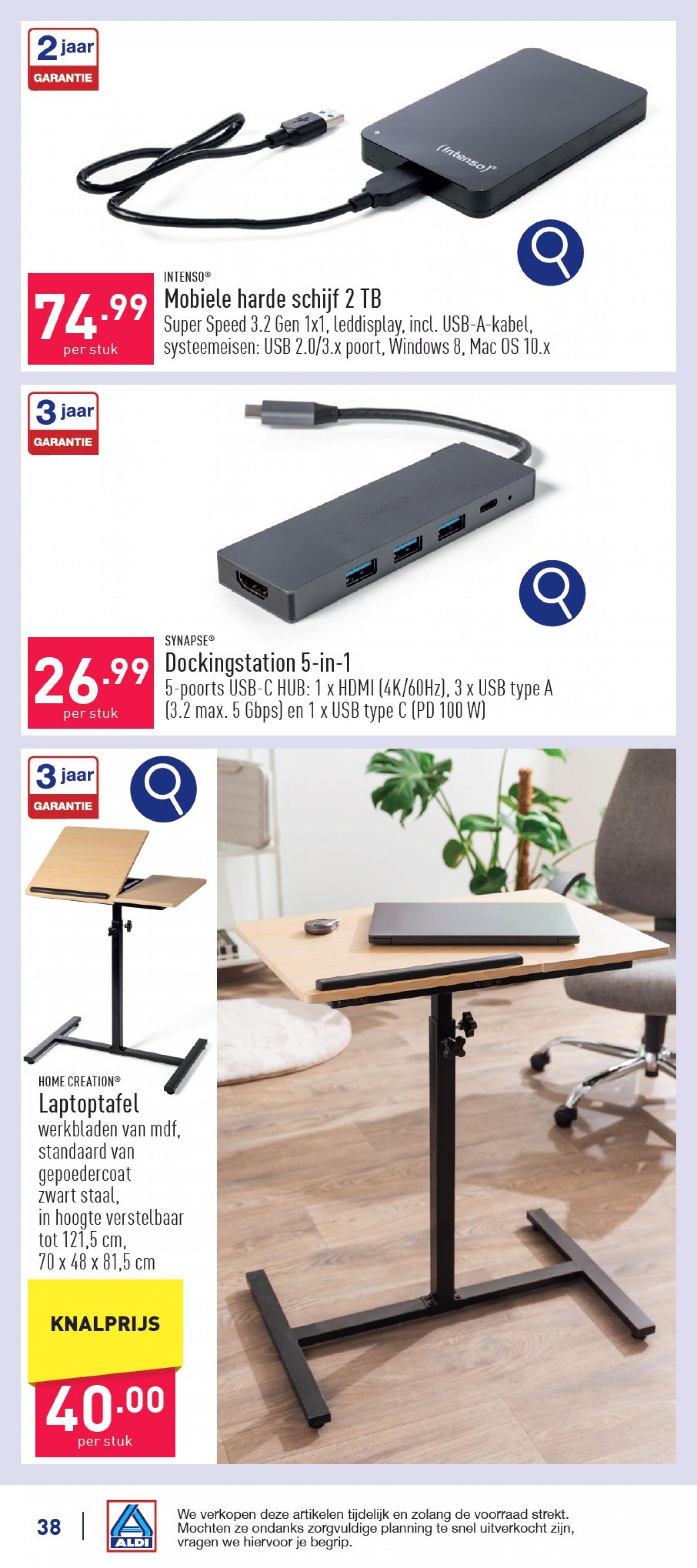 aldi - ALDI folder huidig 22.04. - 27.04. - page: 38