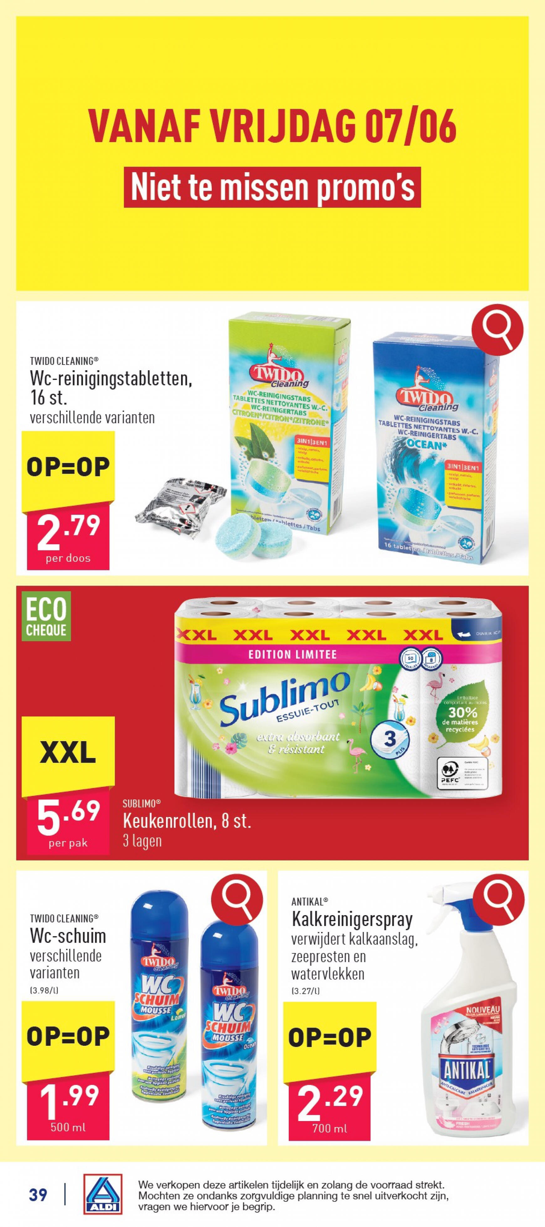 aldi - ALDI folder huidig 02.06. - 08.06. - page: 39