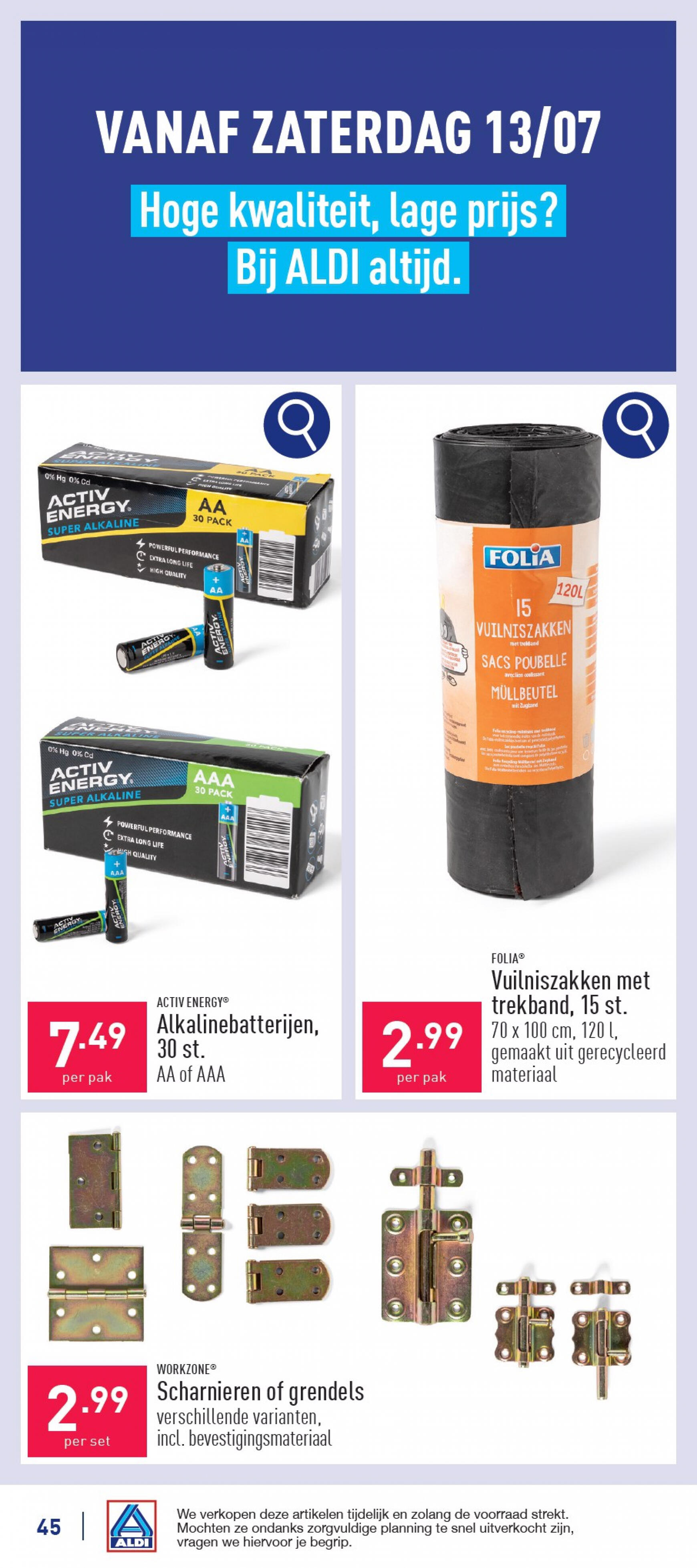 aldi - ALDI folder huidig 08.07. - 19.07. - page: 45