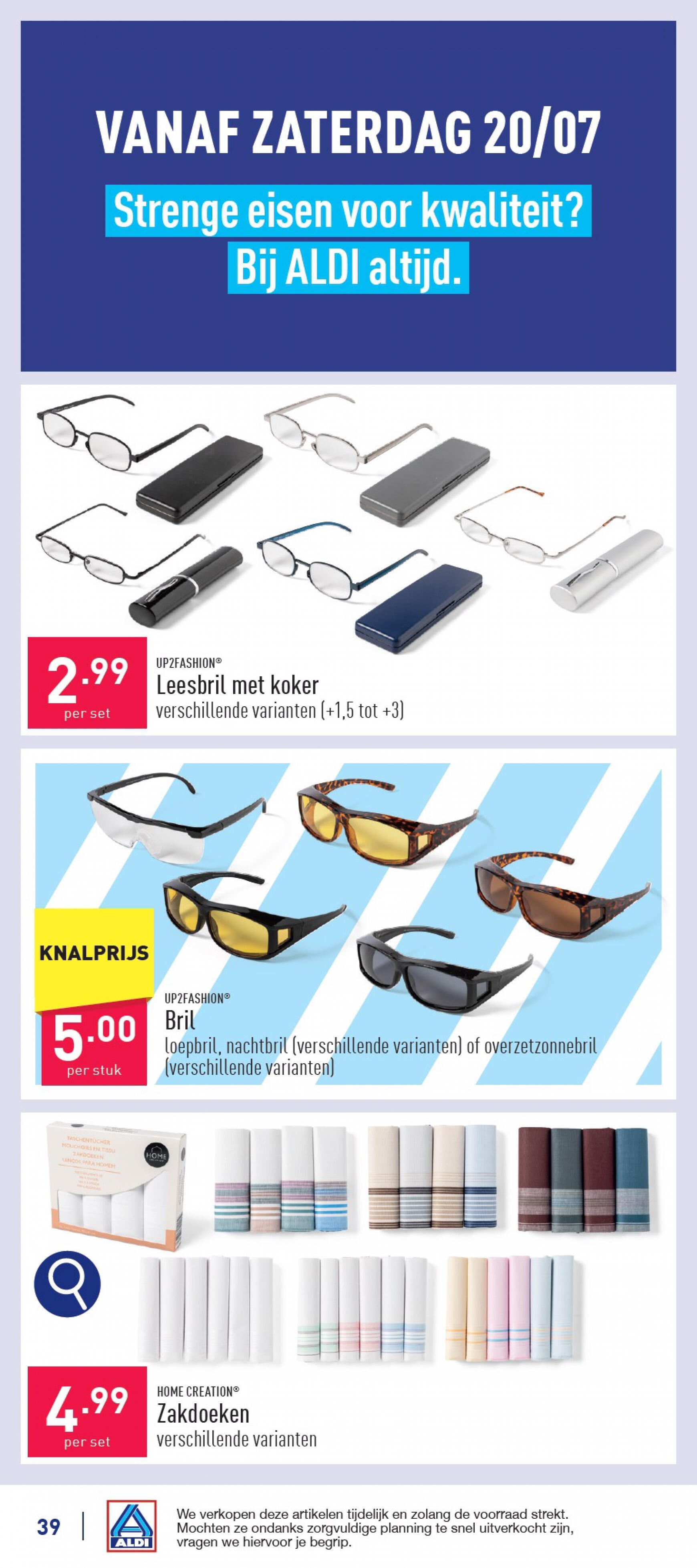 aldi - ALDI folder huidig 15.07. - 20.07. - page: 39