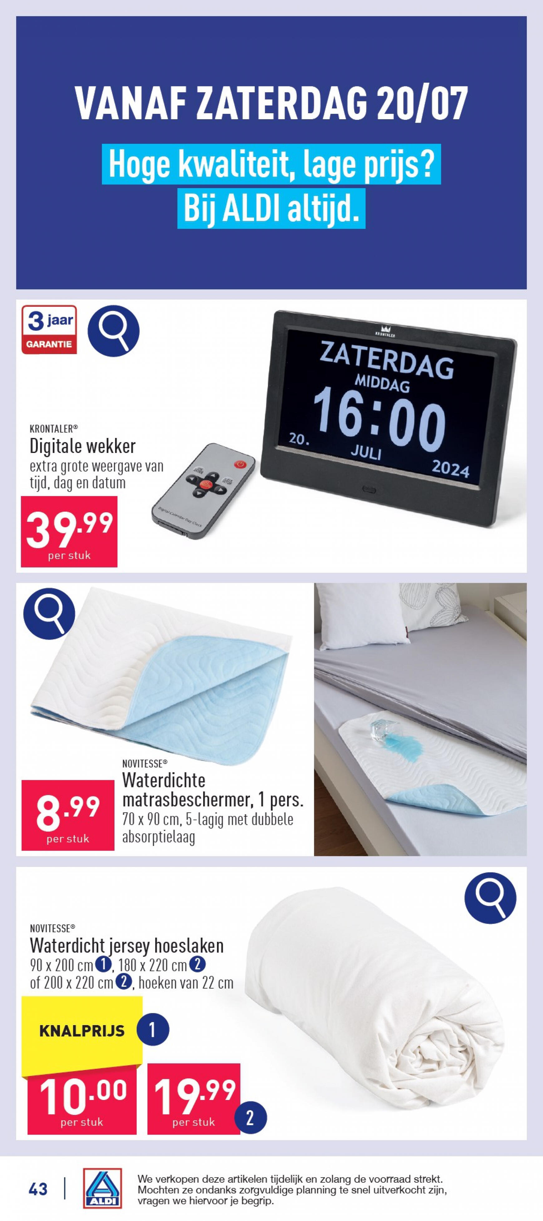 aldi - ALDI folder huidig 15.07. - 20.07. - page: 43