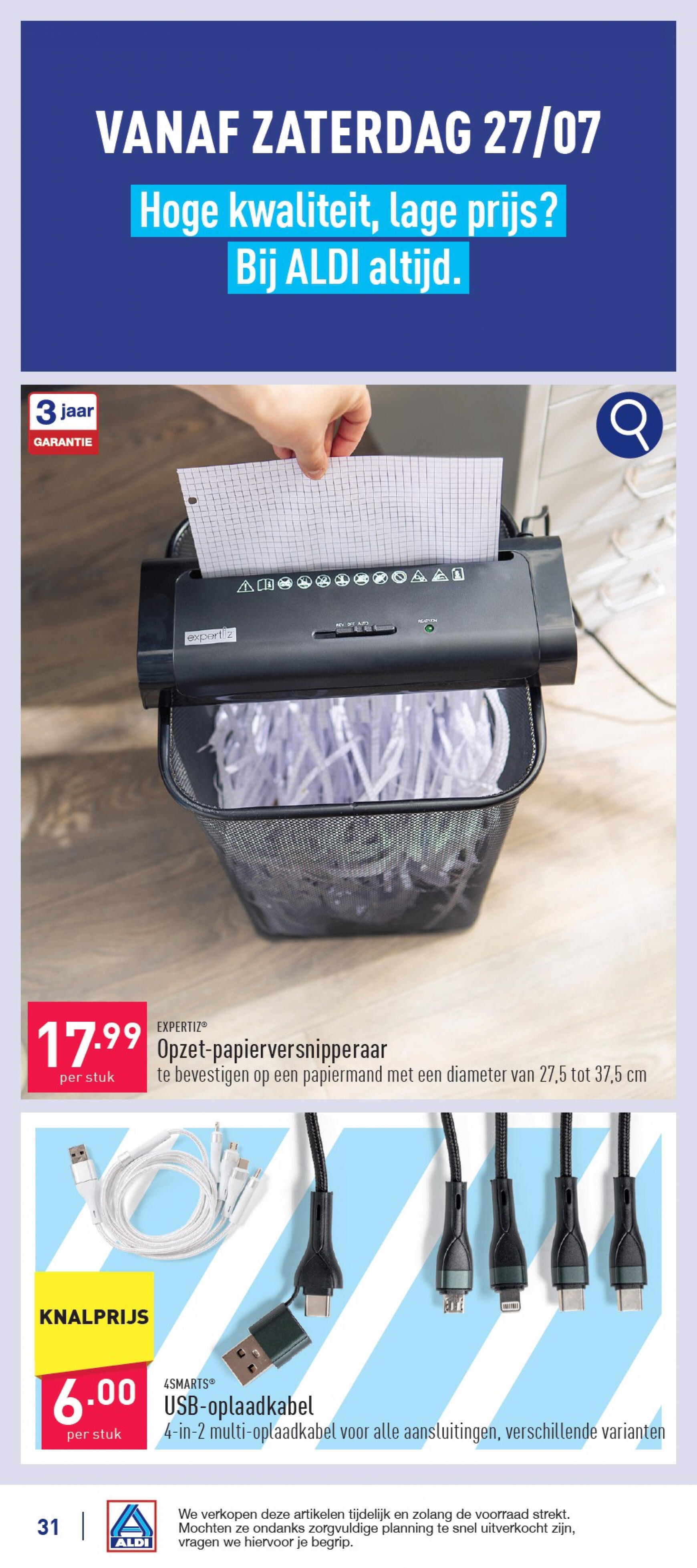 aldi - ALDI folder huidig 20.07. - 27.07. - page: 31