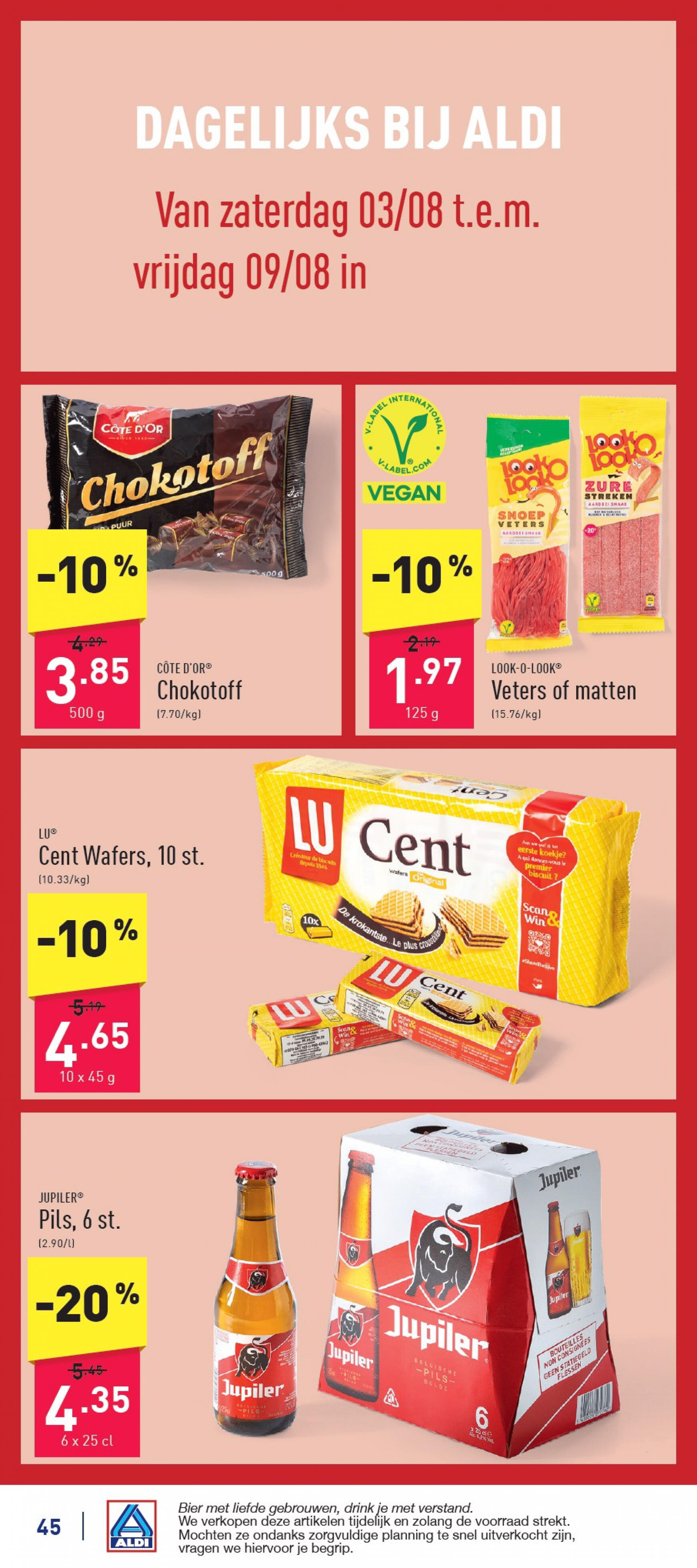 aldi - ALDI folder huidig 29.07. - 03.08. - page: 45