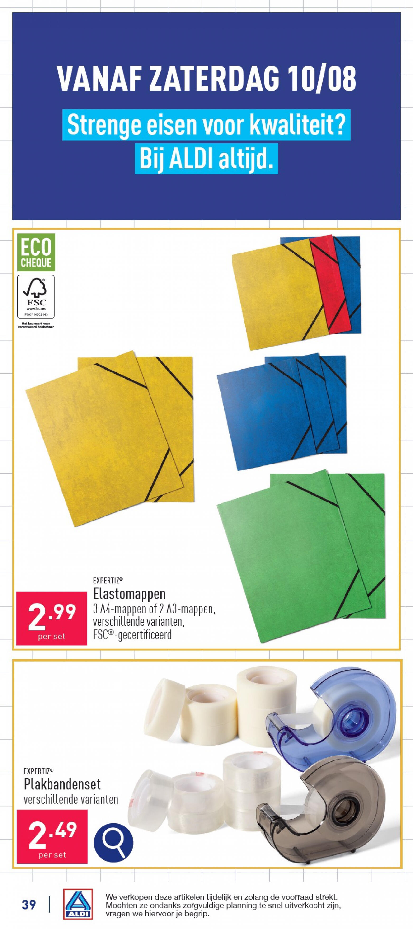 aldi - ALDI folder huidig 05.07. - 10.08. - page: 39