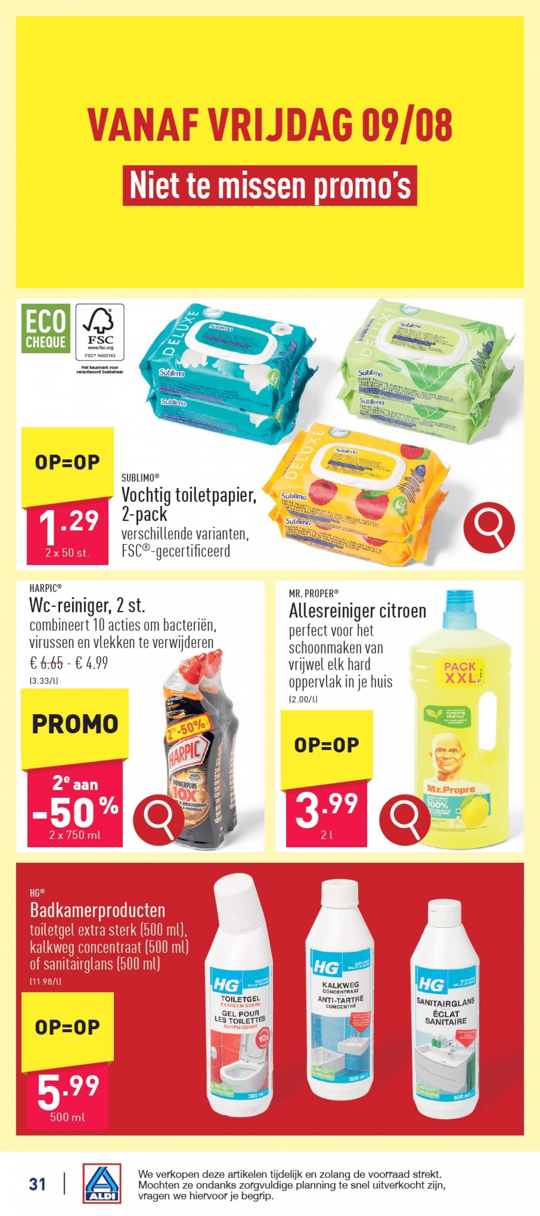 aldi - ALDI folder huidig 05.07. - 10.08. - page: 31