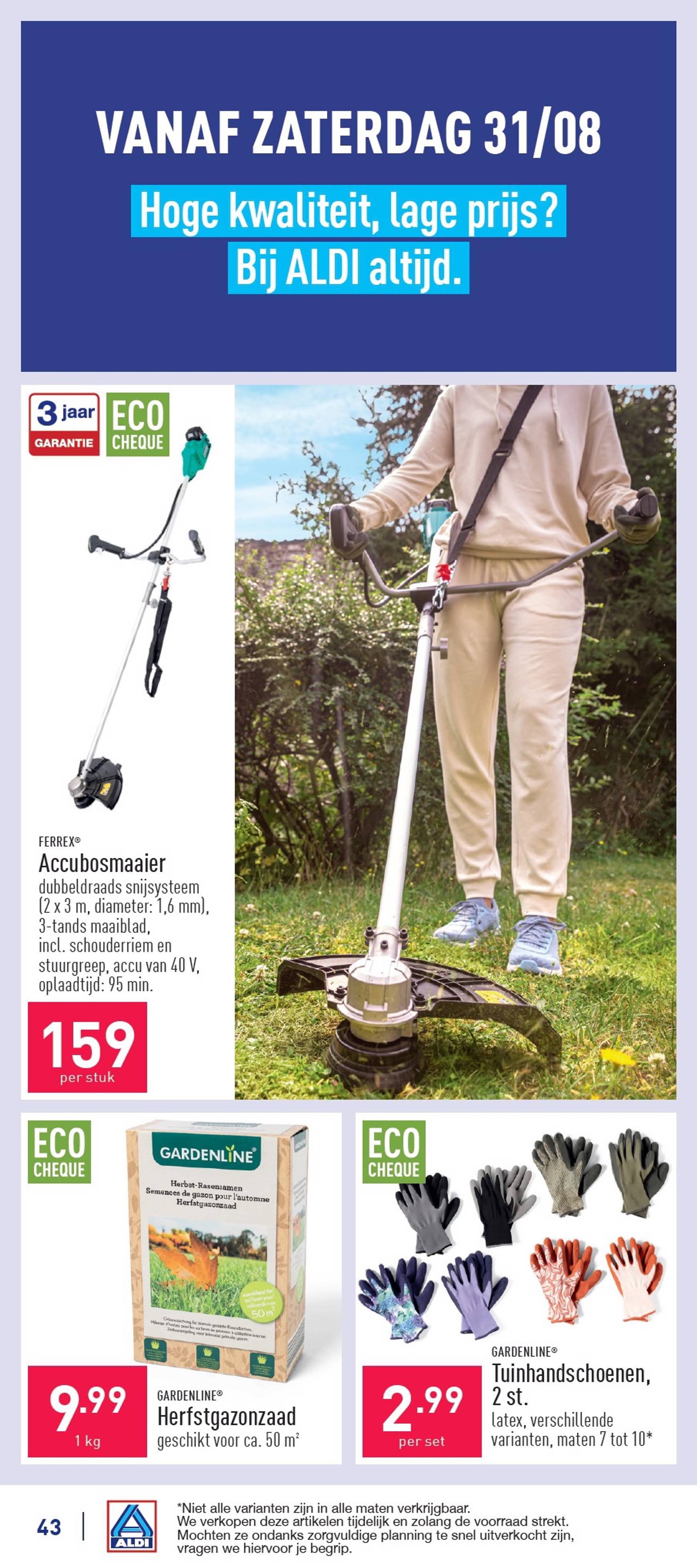 aldi - ALDI folder huidig 26.08. - 31.08. - page: 43