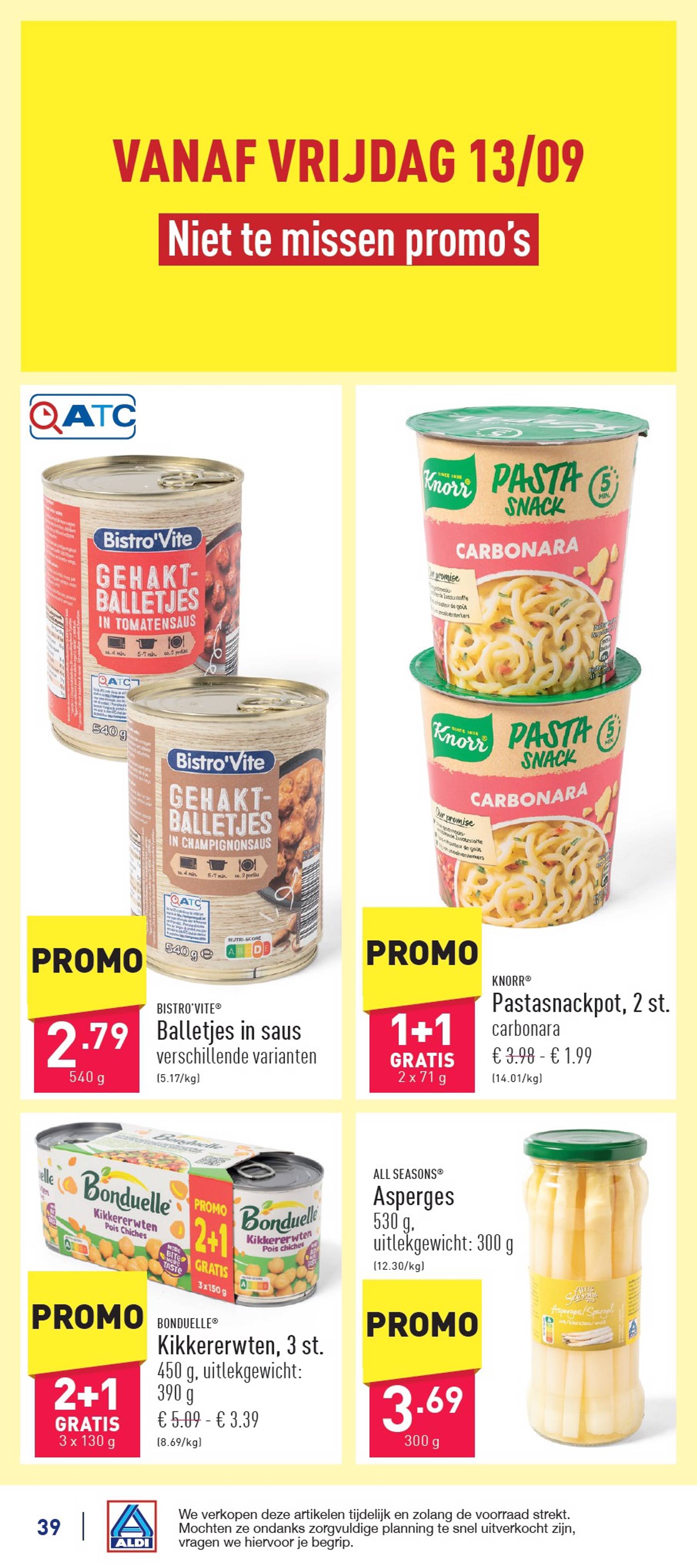 aldi - ALDI folder huidig 09.09. - 14.09. - page: 39