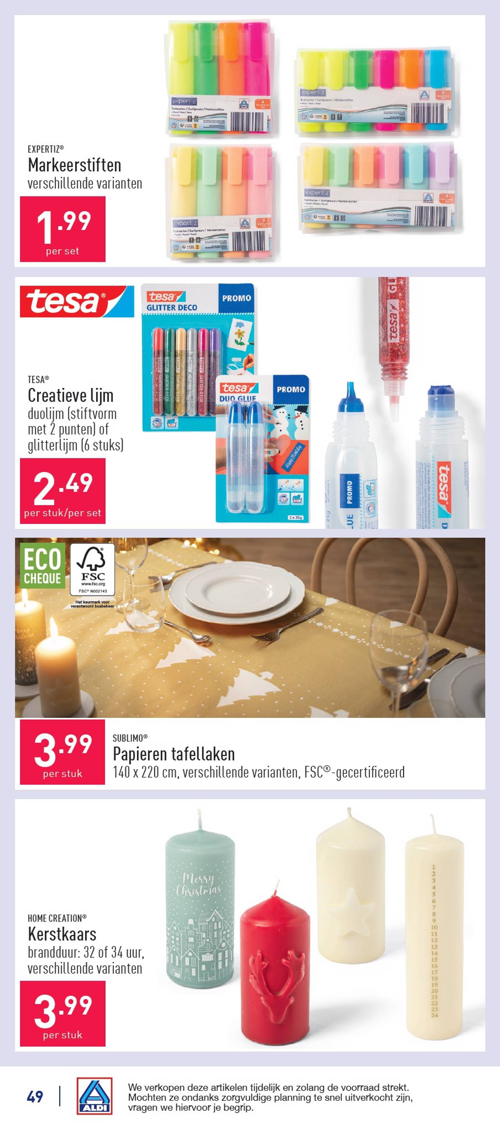 aldi - ALDI folder geldig vanaf 25/11 - 30/11 - page: 49