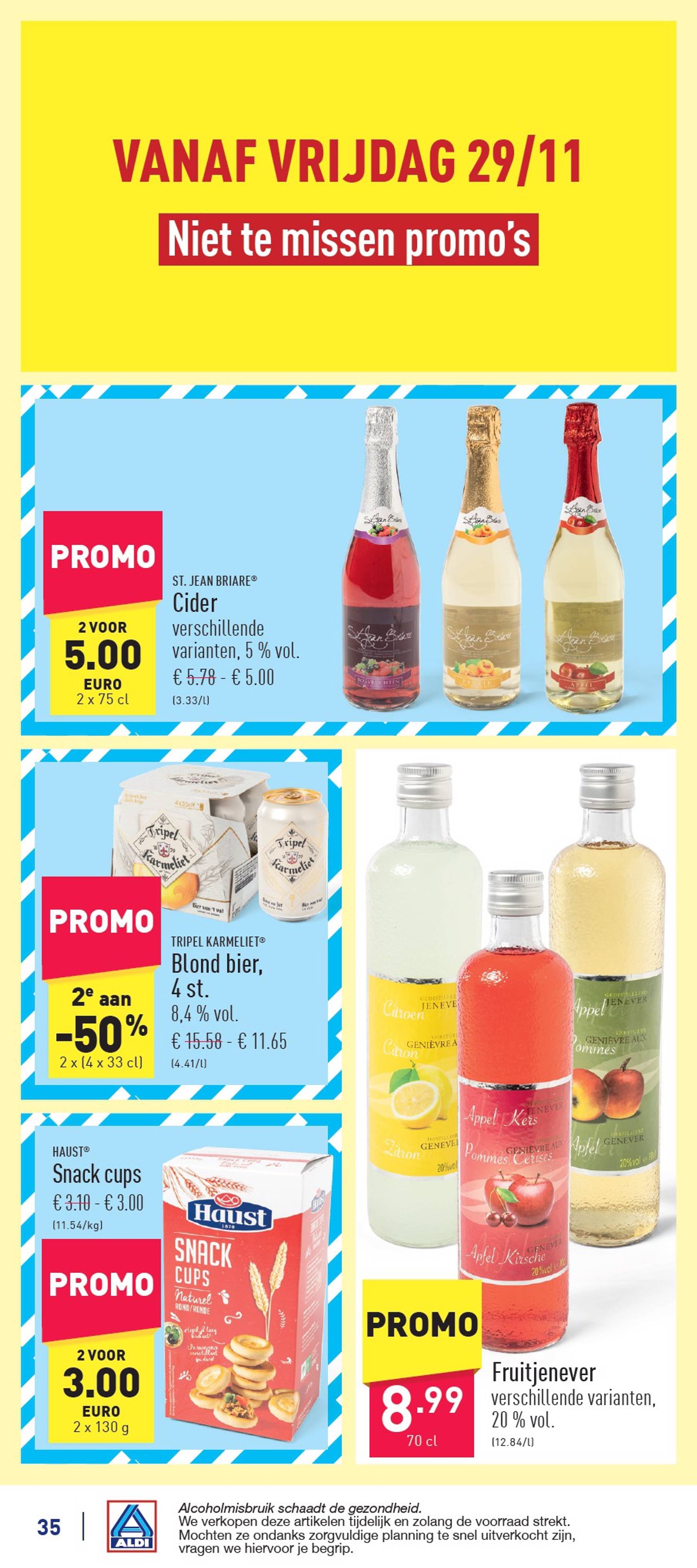 aldi - ALDI folder geldig vanaf 25/11 - 30/11 - page: 35