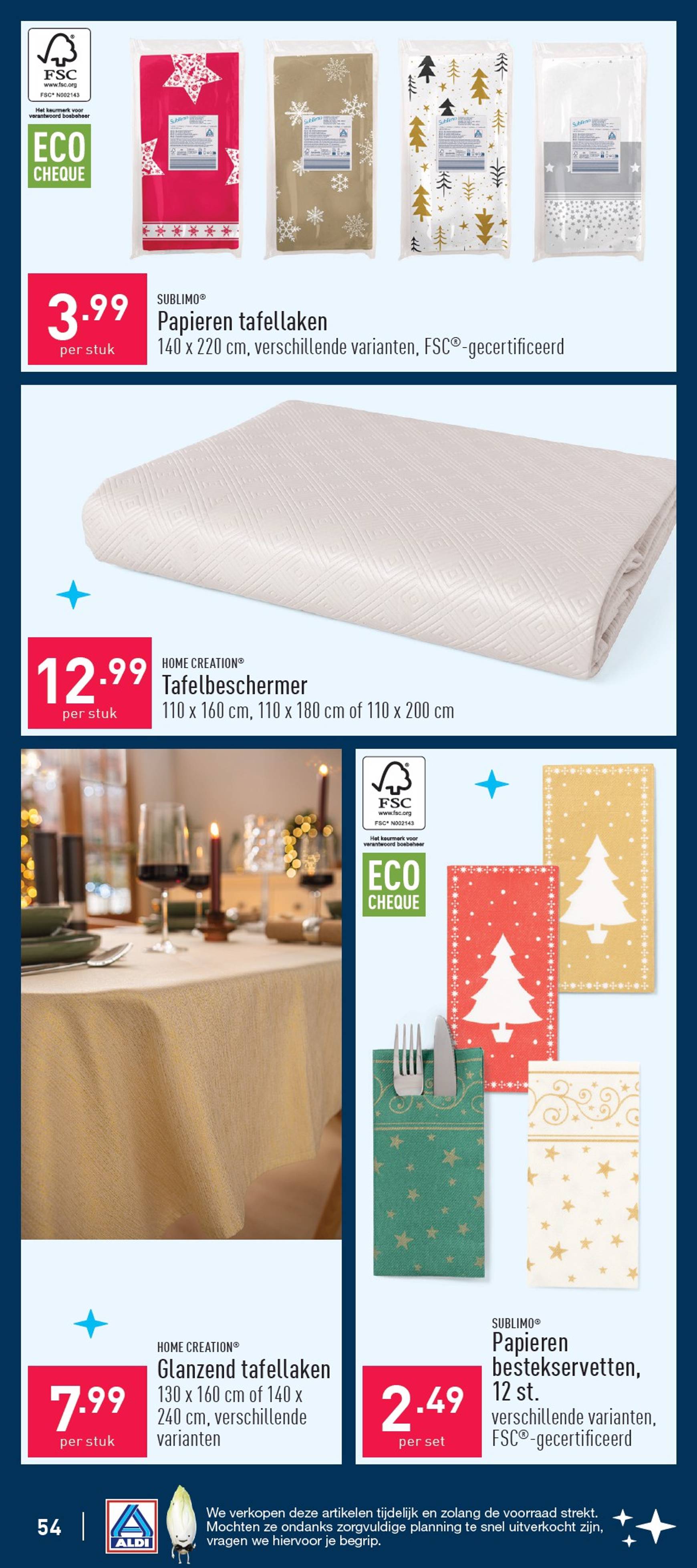 aldi - ALDI folder geldig vanaf 09/12 - 14/12 - page: 54