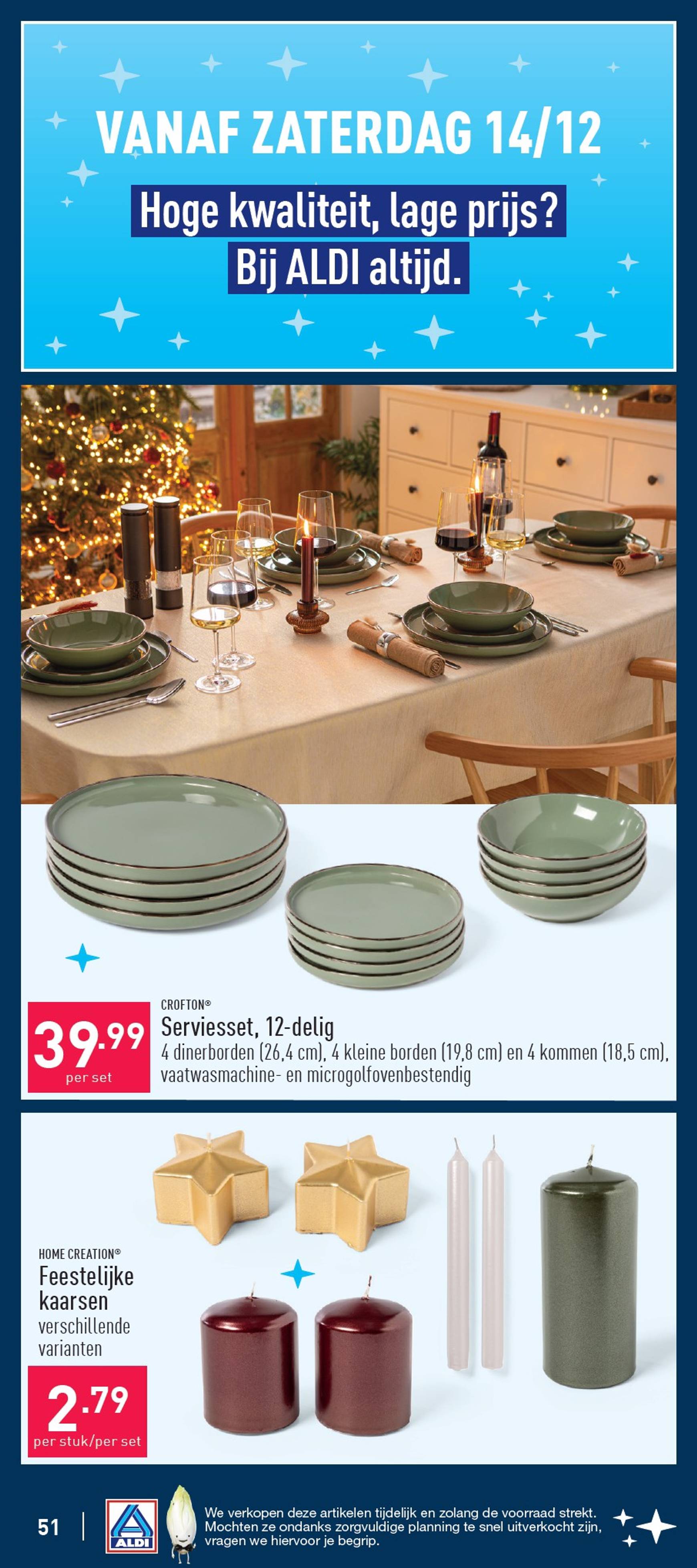 aldi - ALDI folder geldig vanaf 09/12 - 14/12 - page: 51