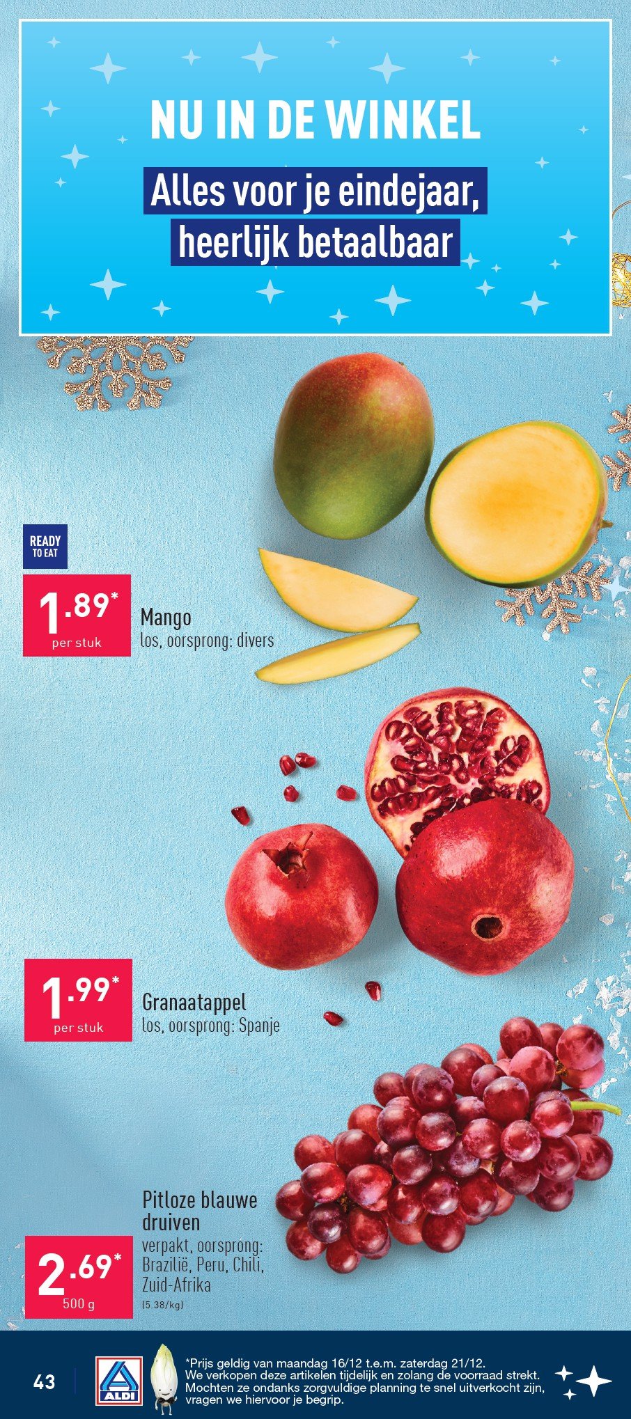 aldi - ALDI folder geldig vanaf 14/12 - 20/12 - page: 43