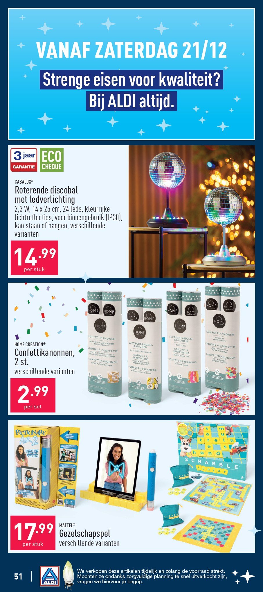 aldi - ALDI folder geldig vanaf 14/12 - 20/12 - page: 51