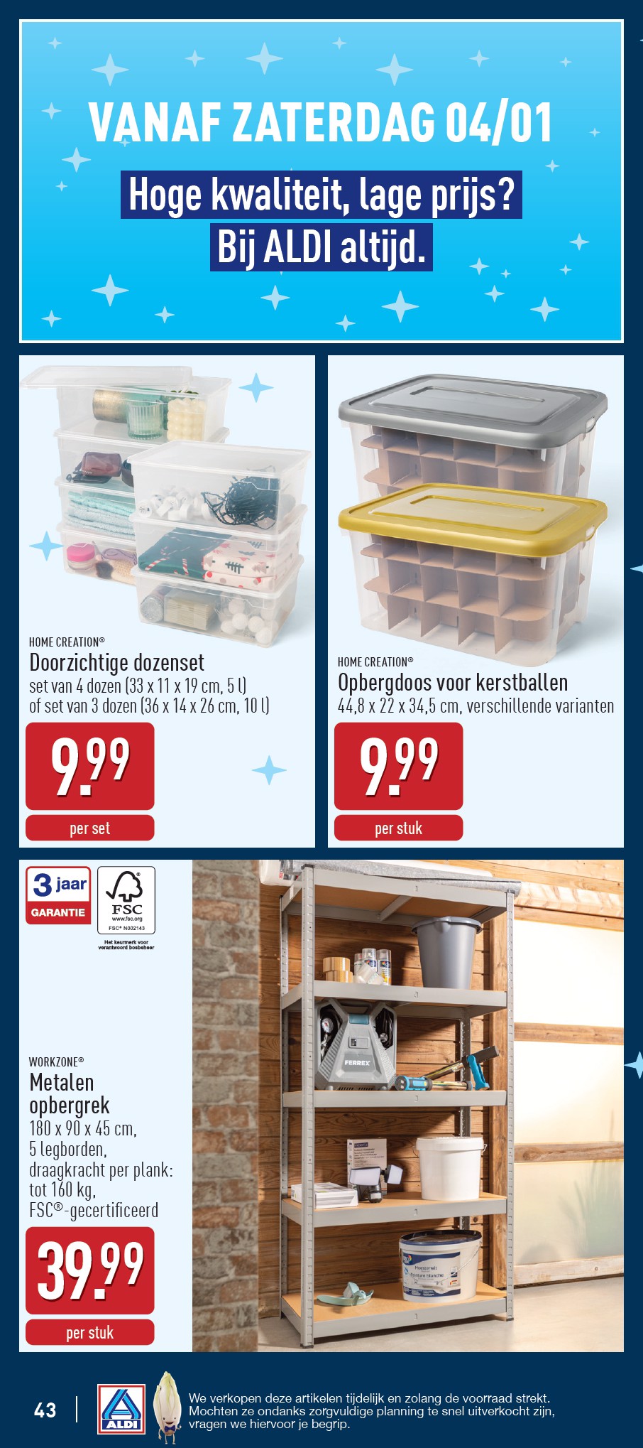 aldi - ALDI folder geldig vanaf 30/12 - 04/01 - page: 43