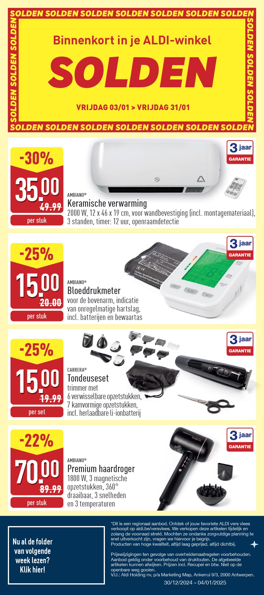 aldi - ALDI folder geldig vanaf 30/12 - 04/01 - page: 47