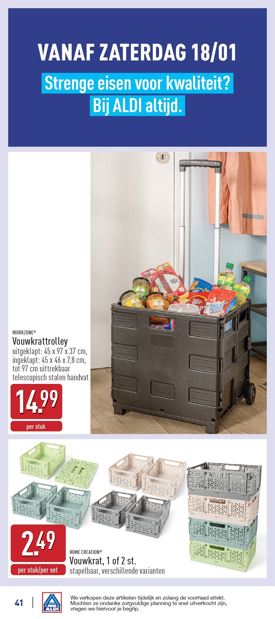 aldi - ALDI folder geldig vanaf 13/01 - 18/01 - page: 41