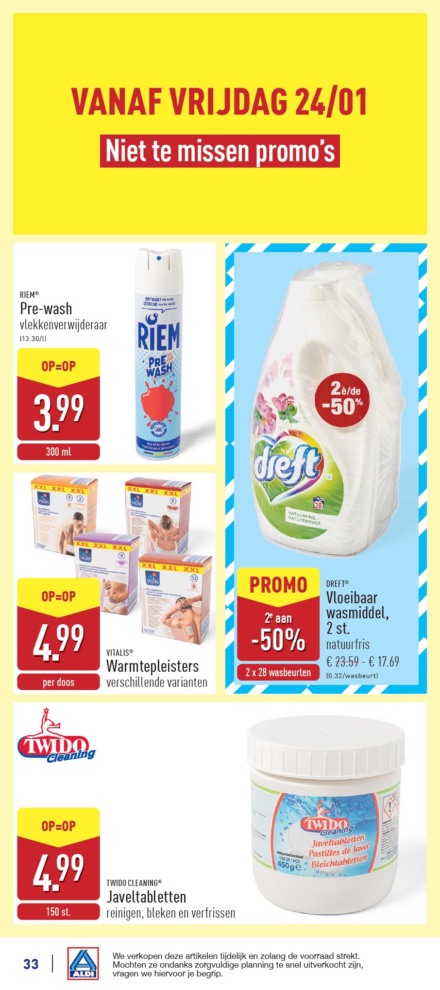 aldi - ALDI folder geldig vanaf 20/01 - 25/01 - page: 33