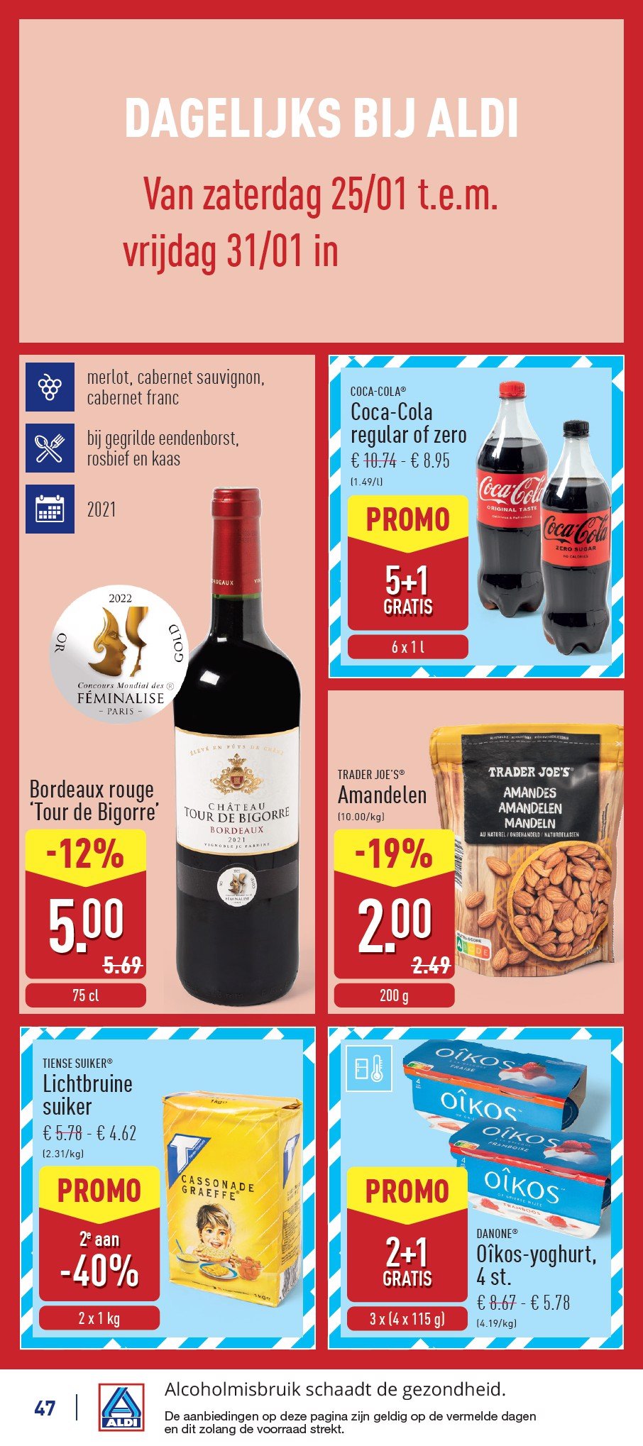 aldi - ALDI folder geldig vanaf 20/01 - 25/01 - page: 47