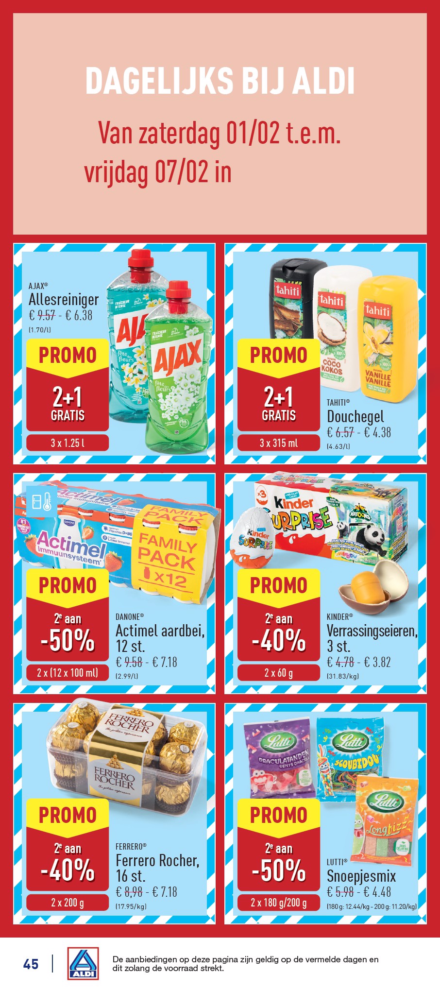 aldi - ALDI folder geldig vanaf 27/01 - 01/02 - page: 45