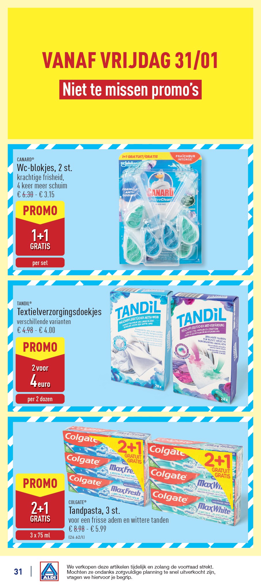 aldi - ALDI folder geldig vanaf 27/01 - 01/02 - page: 31