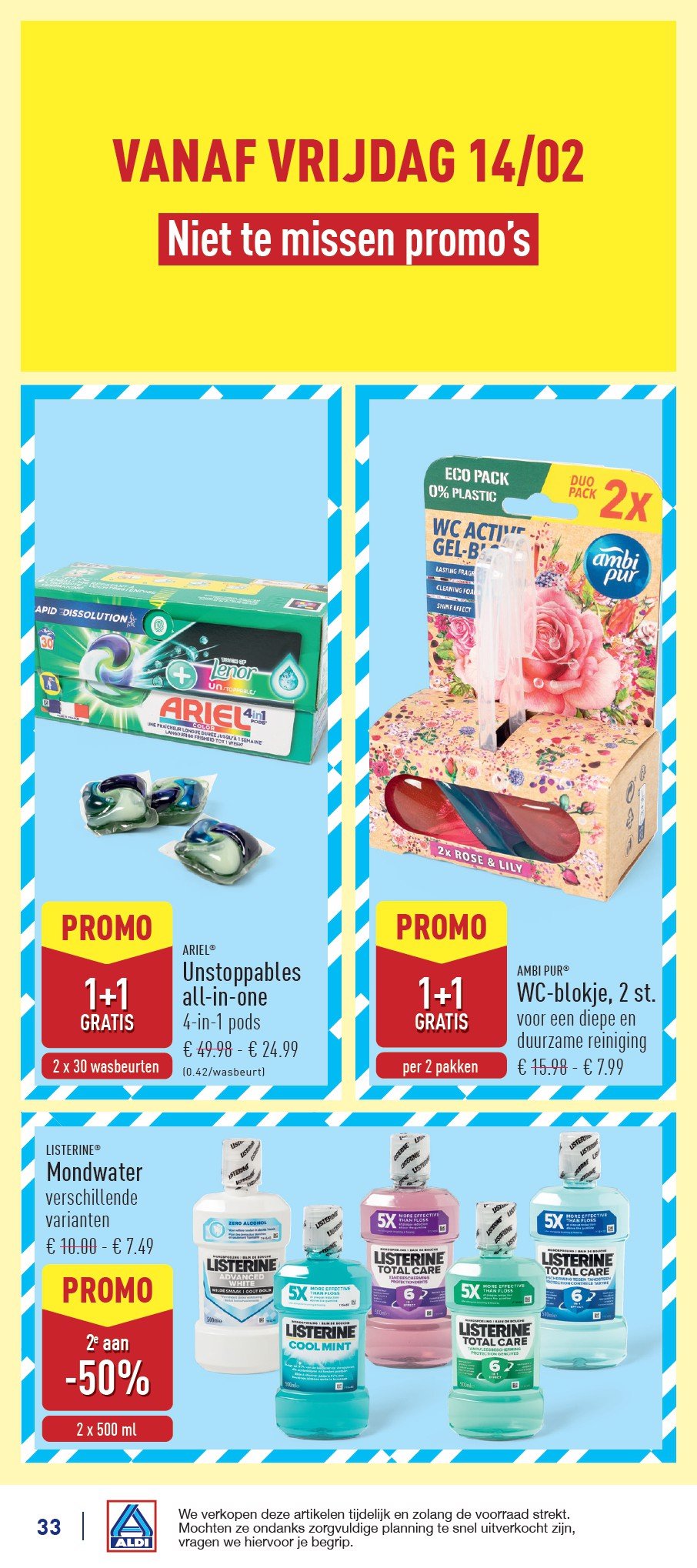 aldi - ALDI folder geldig vanaf 10/02 - 15/02 - page: 33