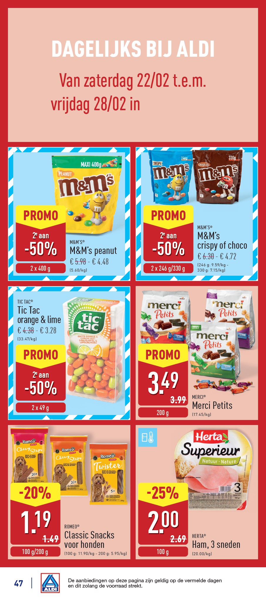 aldi - ALDI folder geldig vanaf 17/02 - 22/02 - page: 47