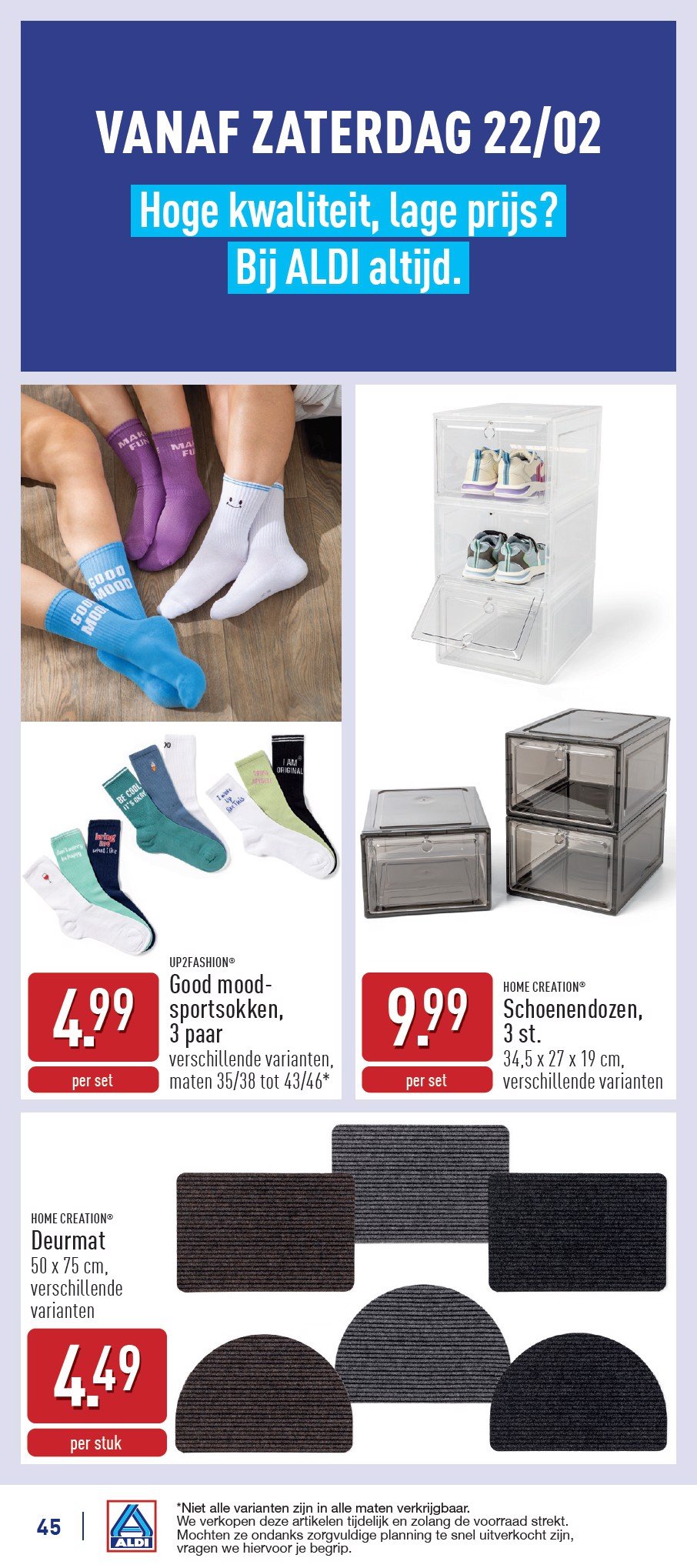 aldi - ALDI folder geldig vanaf 17/02 - 22/02 - page: 45