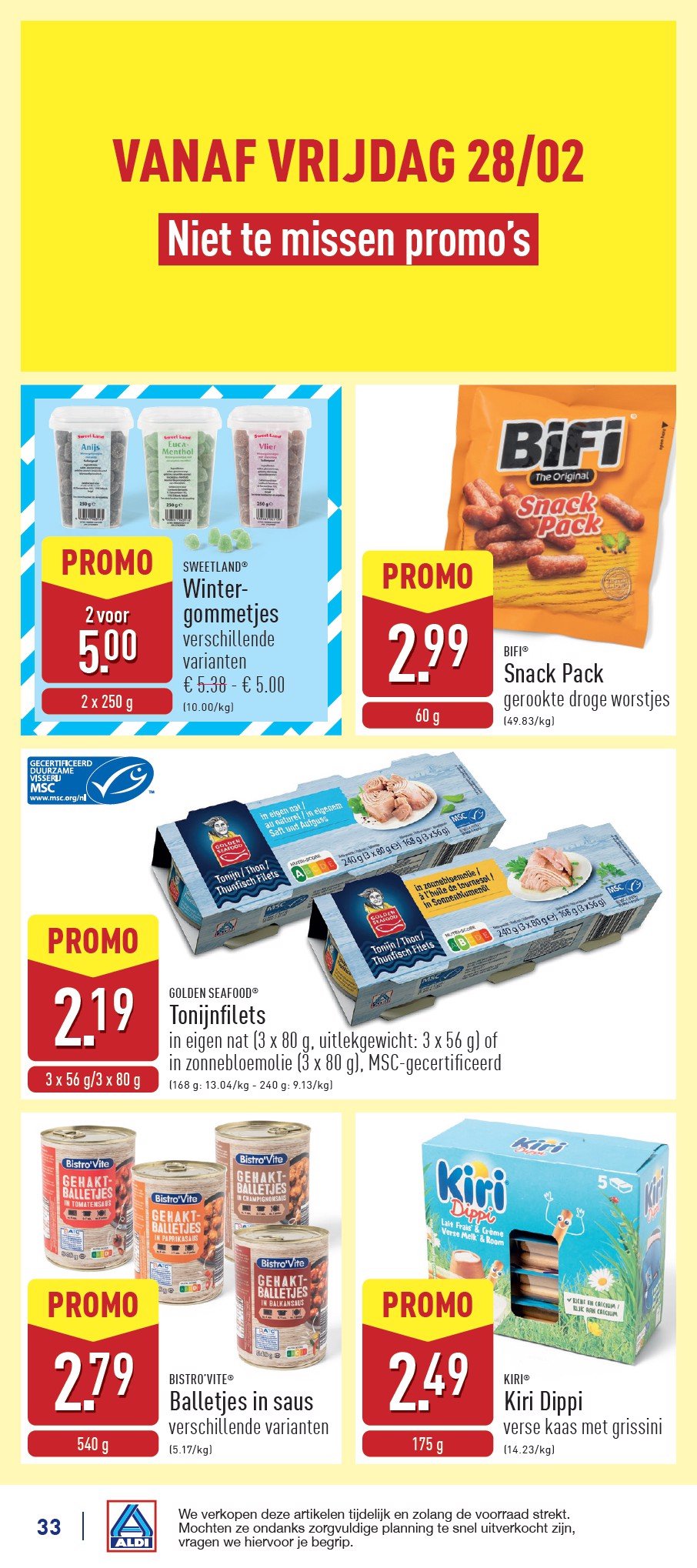 aldi - ALDI folder geldig vanaf 24/02 - 01/03 - page: 33