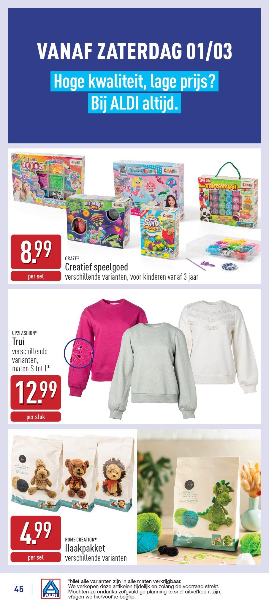 aldi - ALDI folder geldig vanaf 24/02 - 01/03 - page: 45