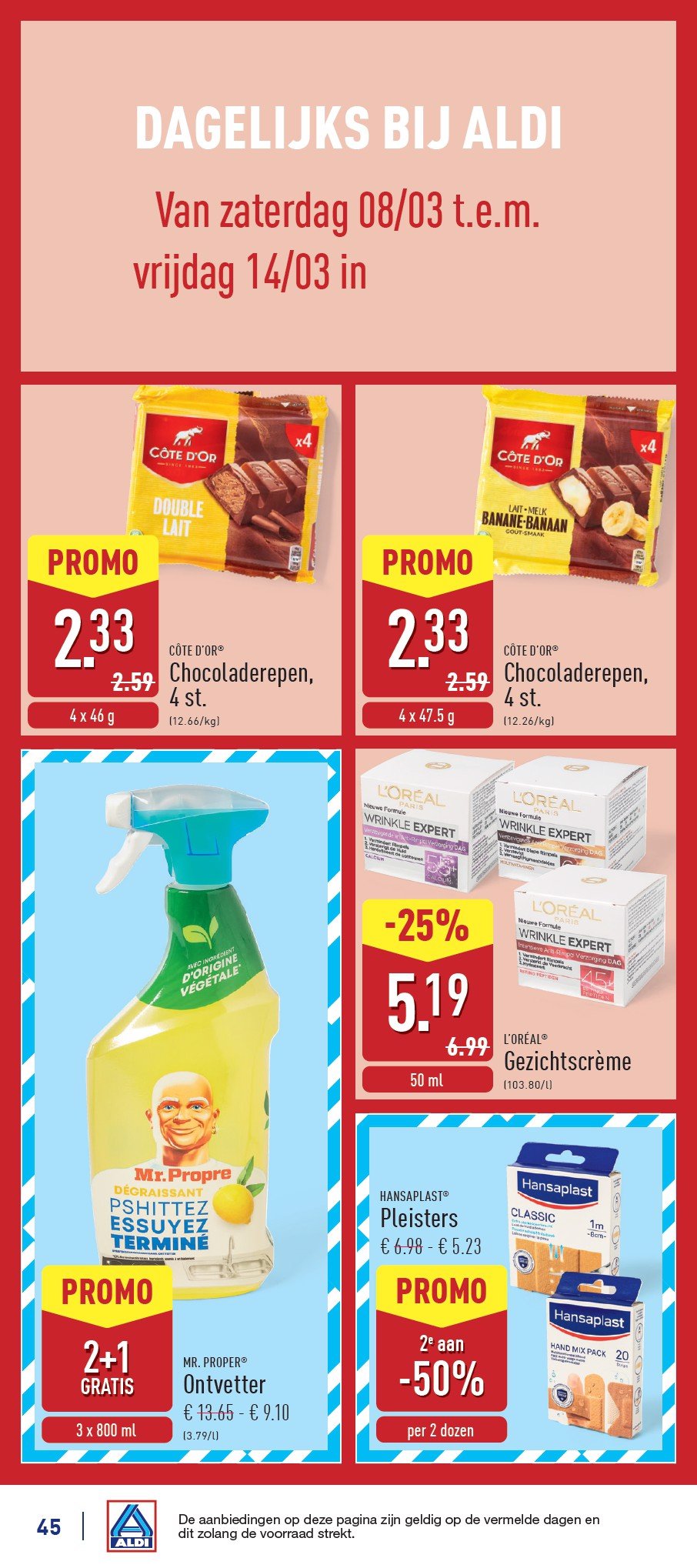 aldi - ALDI folder geldig vanaf 03/03 - 08/03 - page: 45