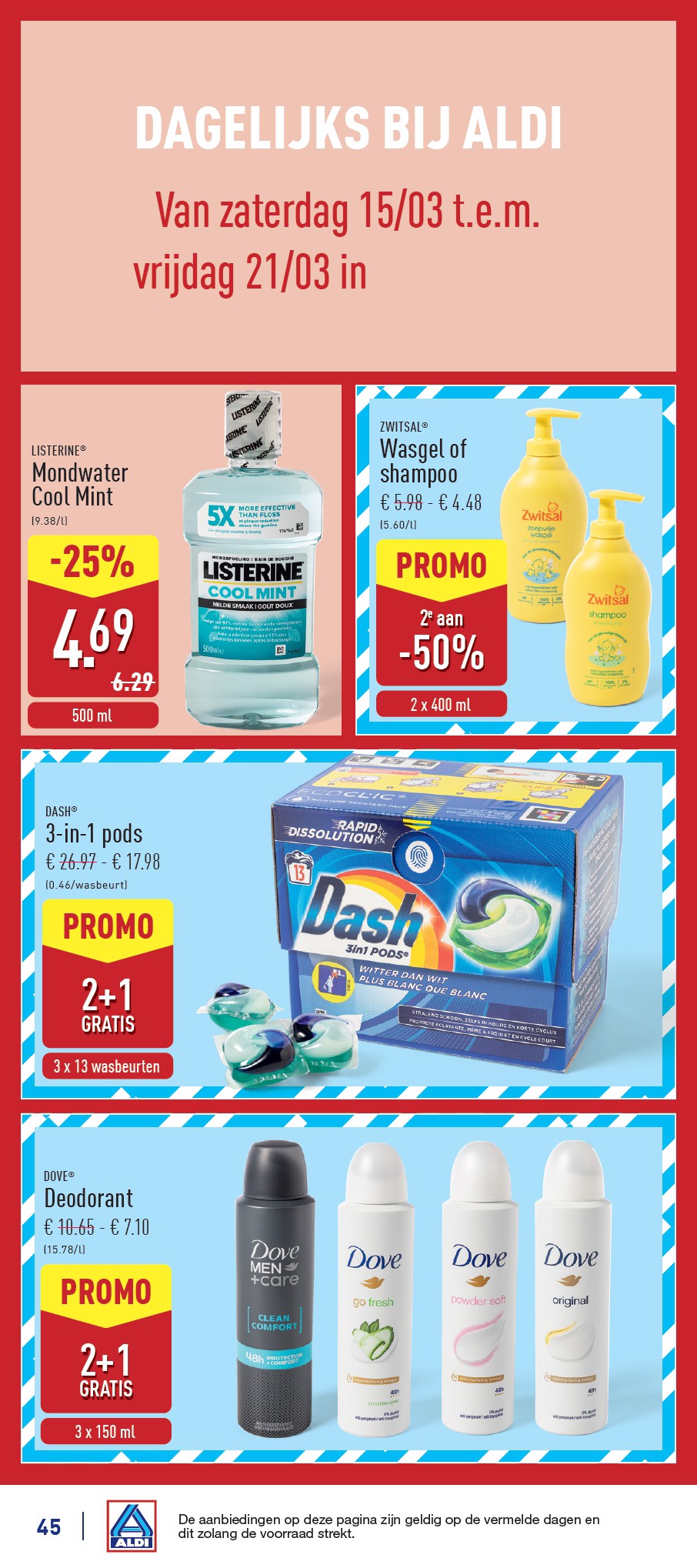 aldi - ALDI folder geldig vanaf 10/03 - 15/03 - page: 45