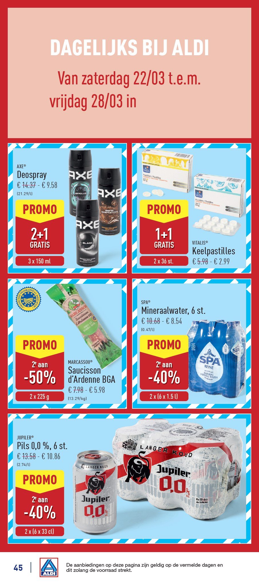 aldi - ALDI folder geldig vanaf 17/03 - 23/03 - page: 45