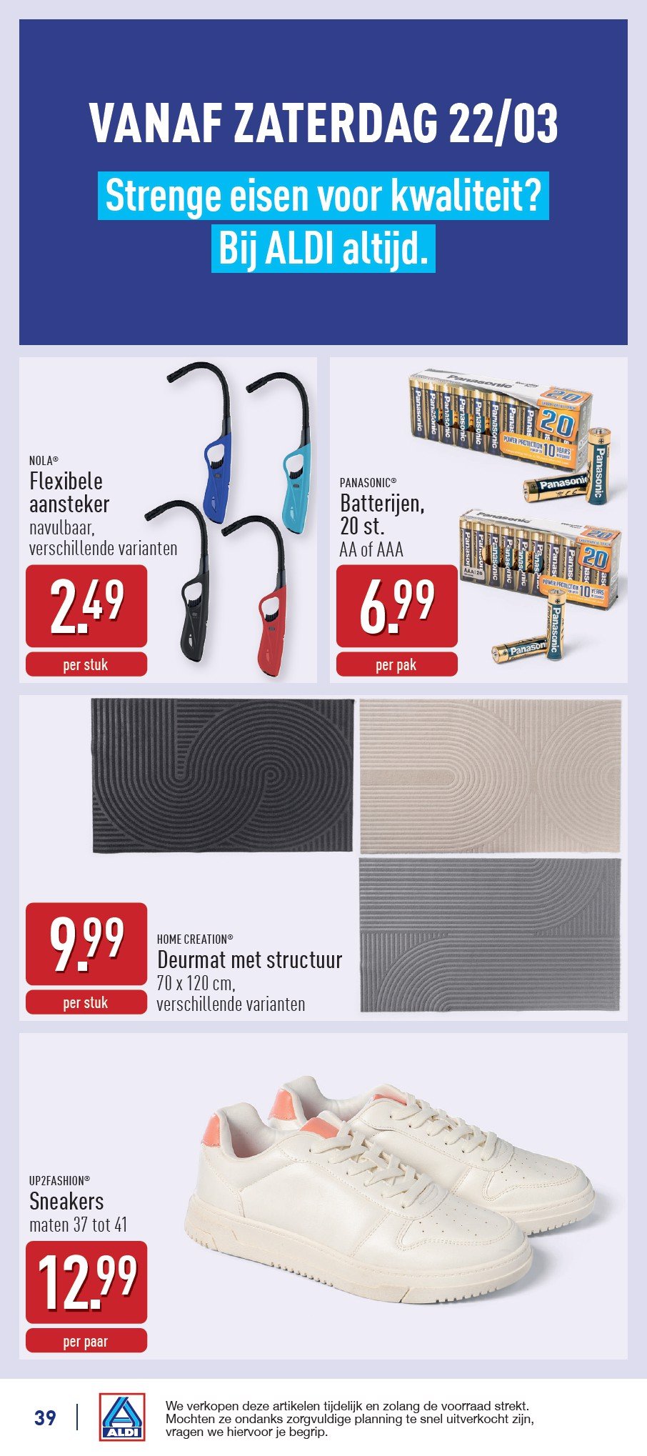 aldi - ALDI folder geldig vanaf 17/03 - 23/03 - page: 39