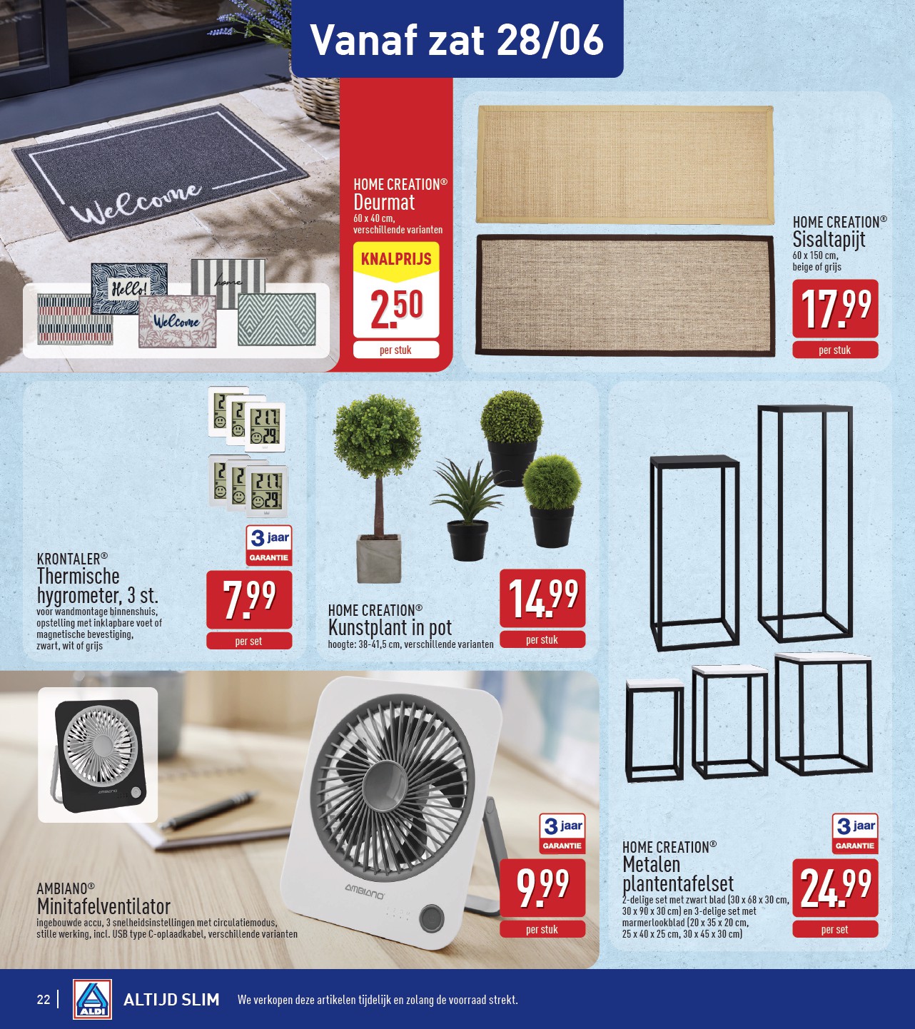 aldi - ALDI folder geldig vanaf 23/06 - 28/06 - page: 22