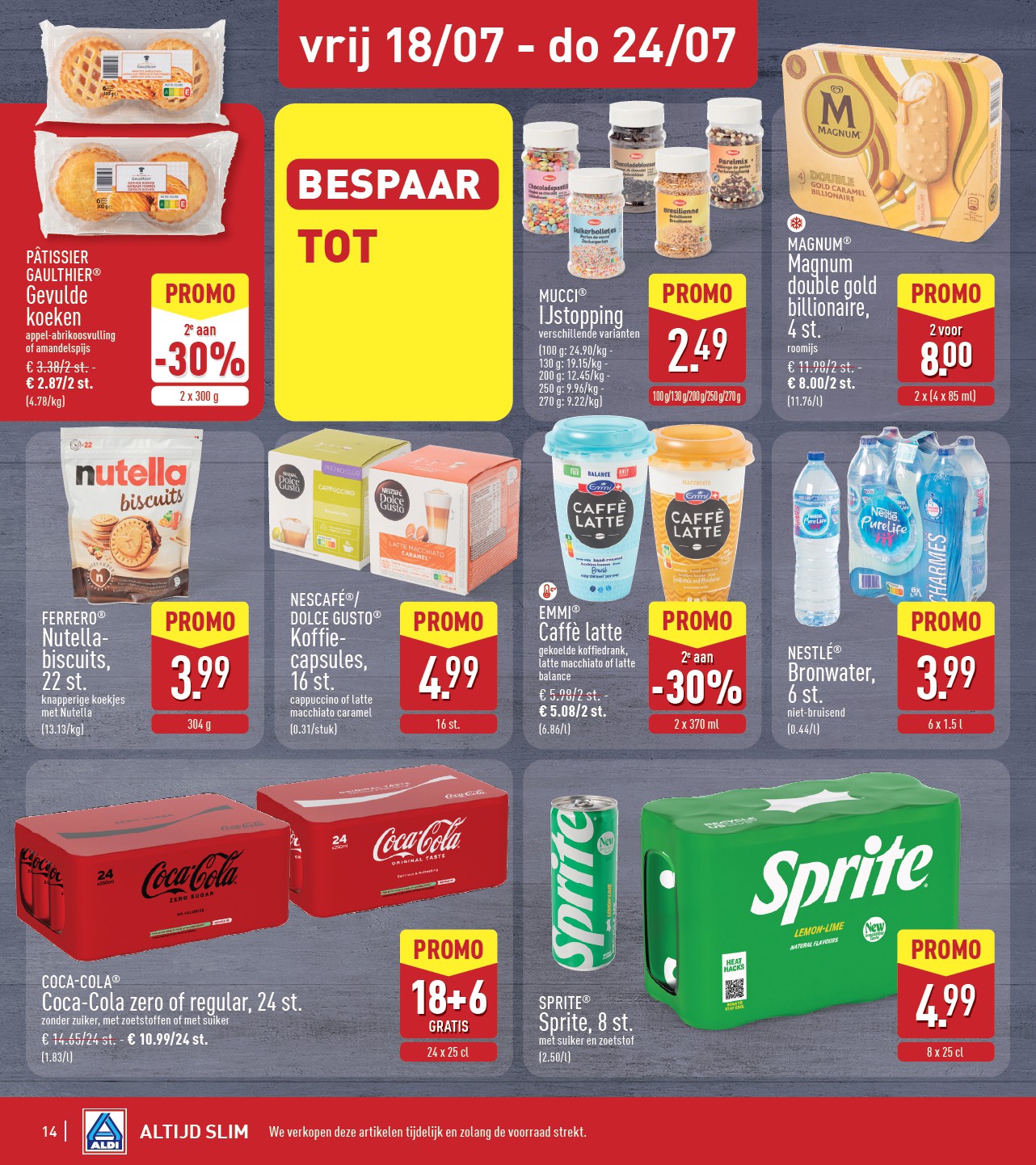 aldi - ALDI folder geldig vanaf 14/07 - 19/07 - page: 14