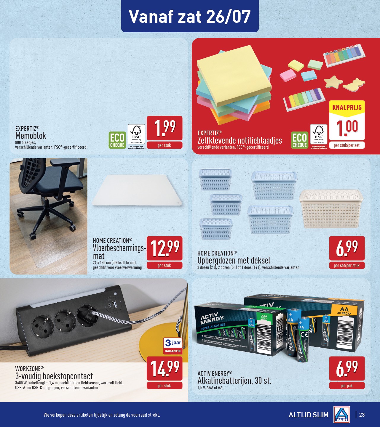 aldi - ALDI folder geldig vanaf 22/07 - 26/07 - page: 23