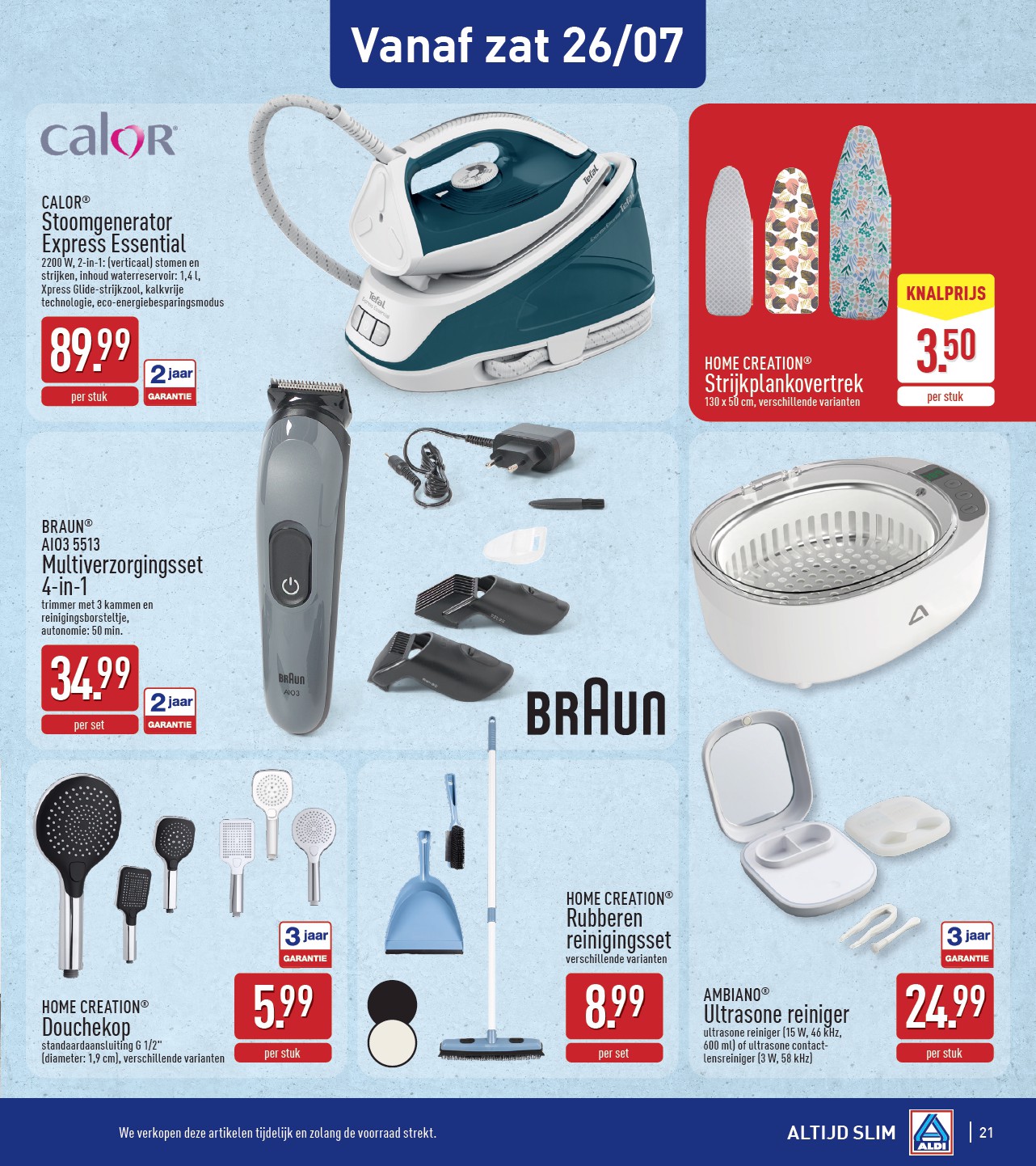 aldi - ALDI folder geldig vanaf 22/07 - 26/07 - page: 21