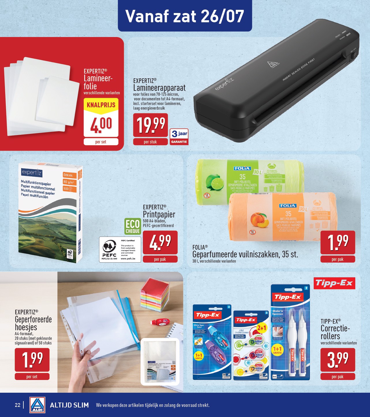 aldi - ALDI folder geldig vanaf 22/07 - 26/07 - page: 22